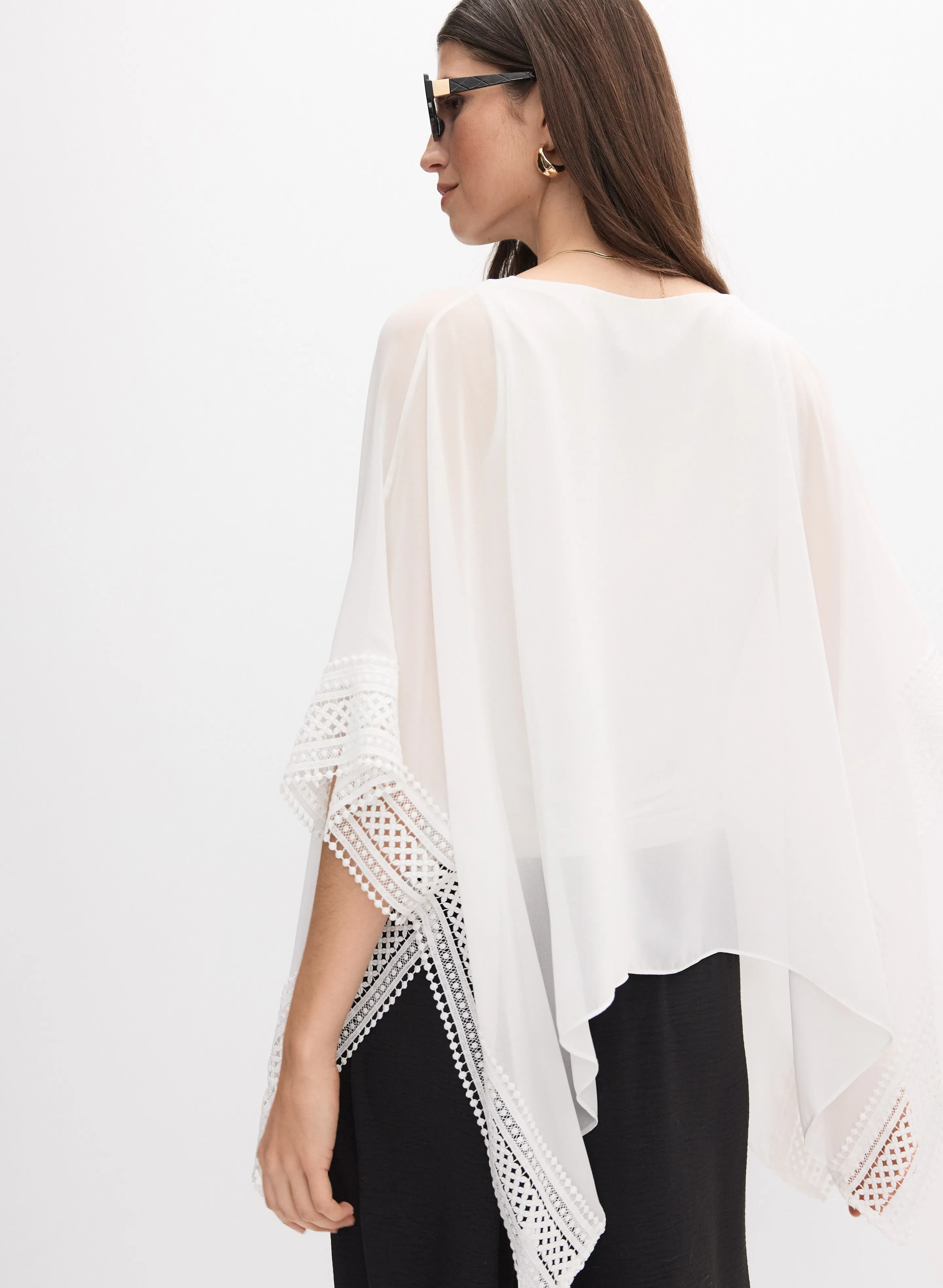 Joseph Ribkoff - Embroidered Trim Blouse sold by Melanie Lyne product image thumbnail 3
