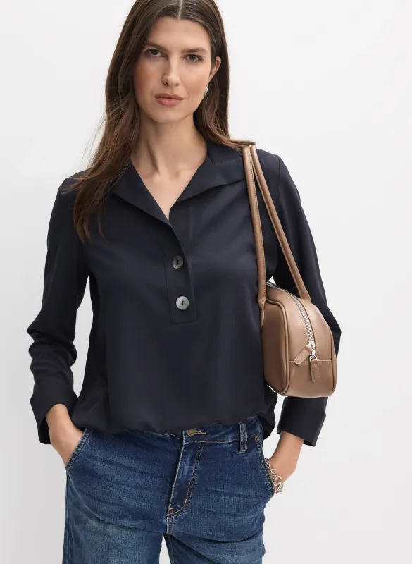 Joseph Ribkoff - Half-Button Blouse made by Melanie Lyne