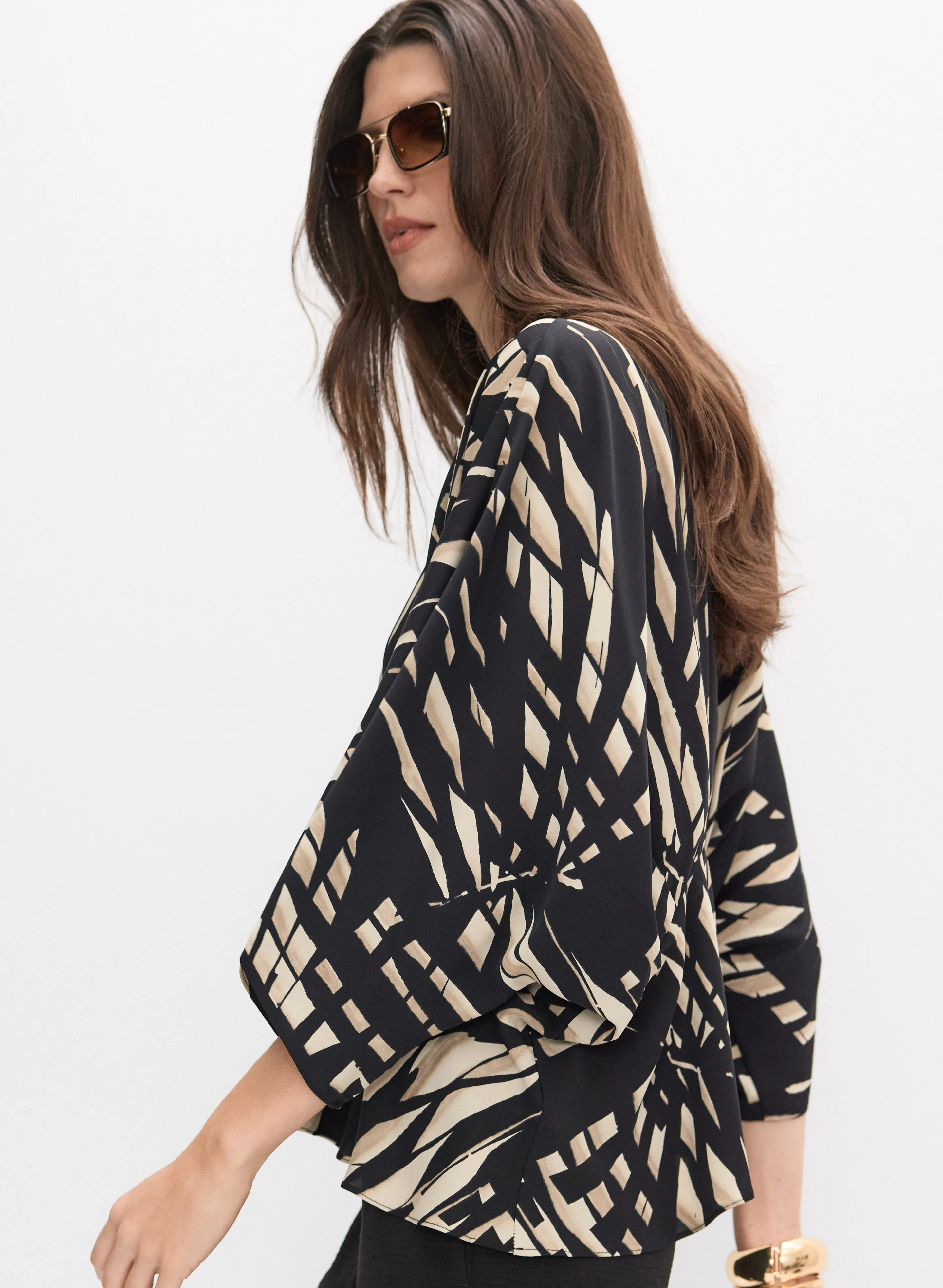 Joseph Ribkoff - Tropical Print Blouse sold by Melanie Lyne product image thumbnail 2