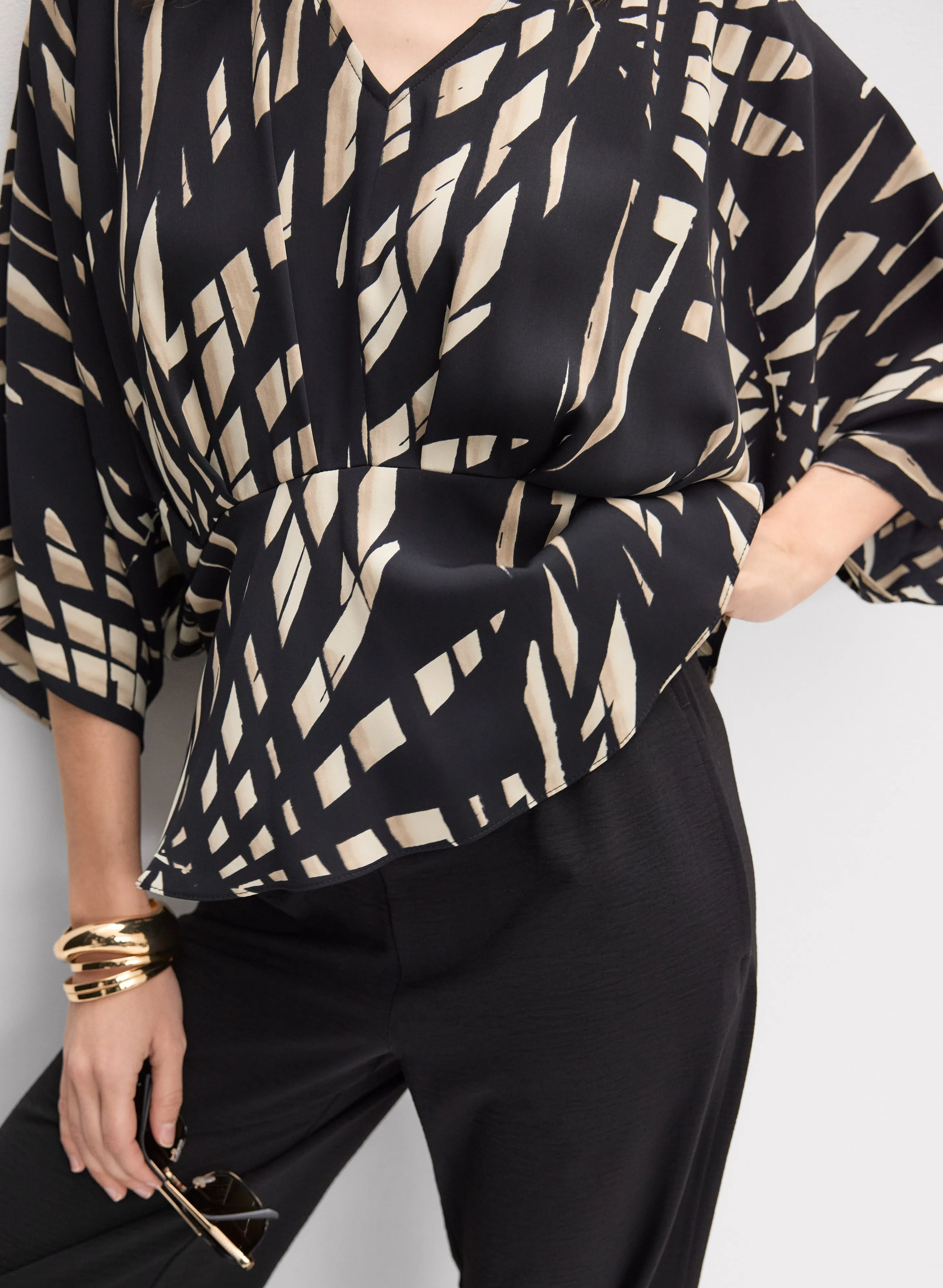 Joseph Ribkoff - Tropical Print Blouse sold by Melanie Lyne product image thumbnail 5