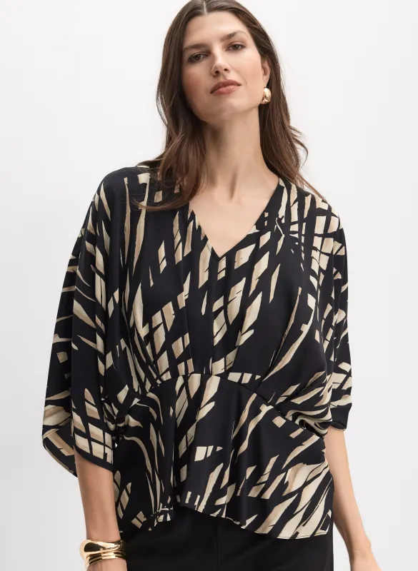 Joseph Ribkoff - Tropical Print Blouse made by Melanie Lyne