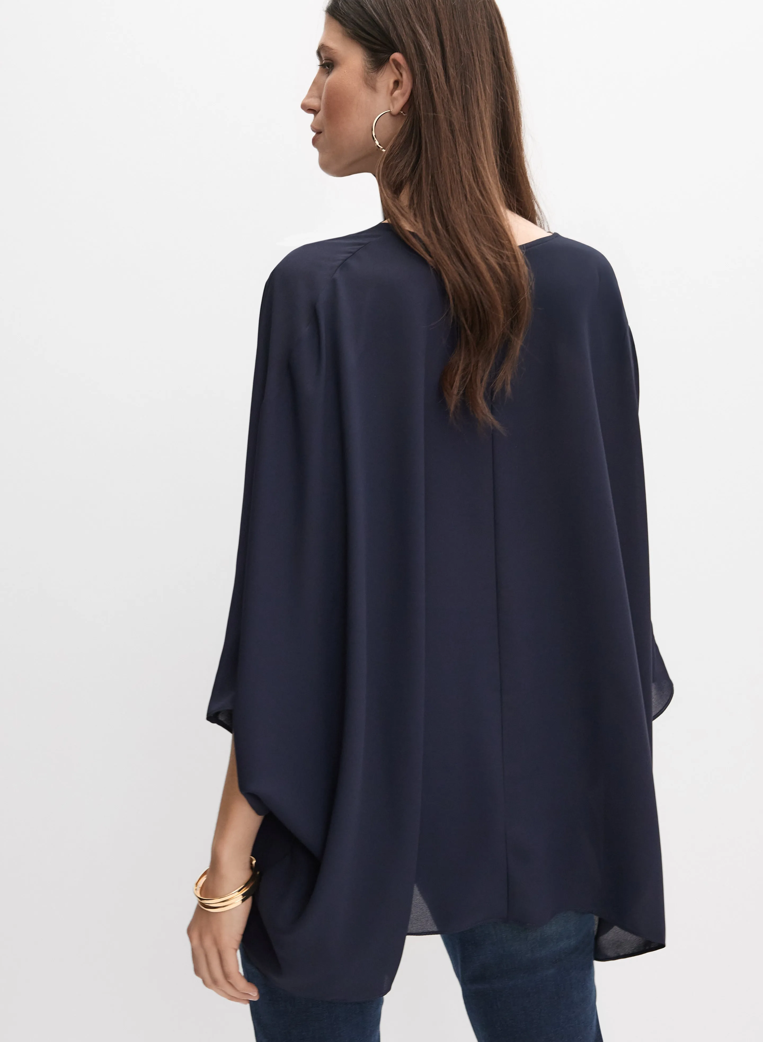 Joseph Ribkoff - Crepe Popover Blouse sold by Melanie Lyne product image thumbnail 3