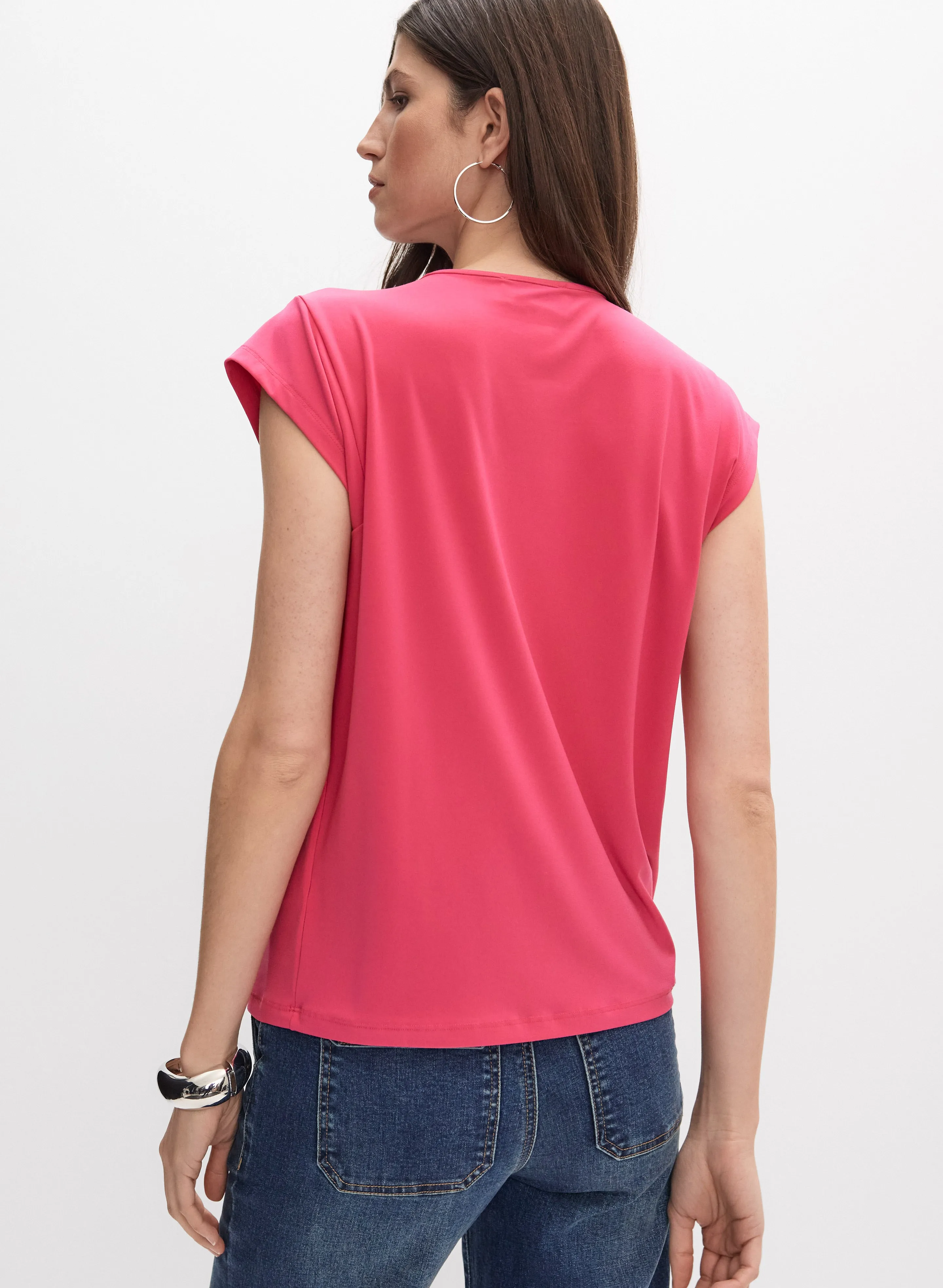 Joseph Ribkoff - Cap Sleeve Top sold by Melanie Lyne product image thumbnail 3