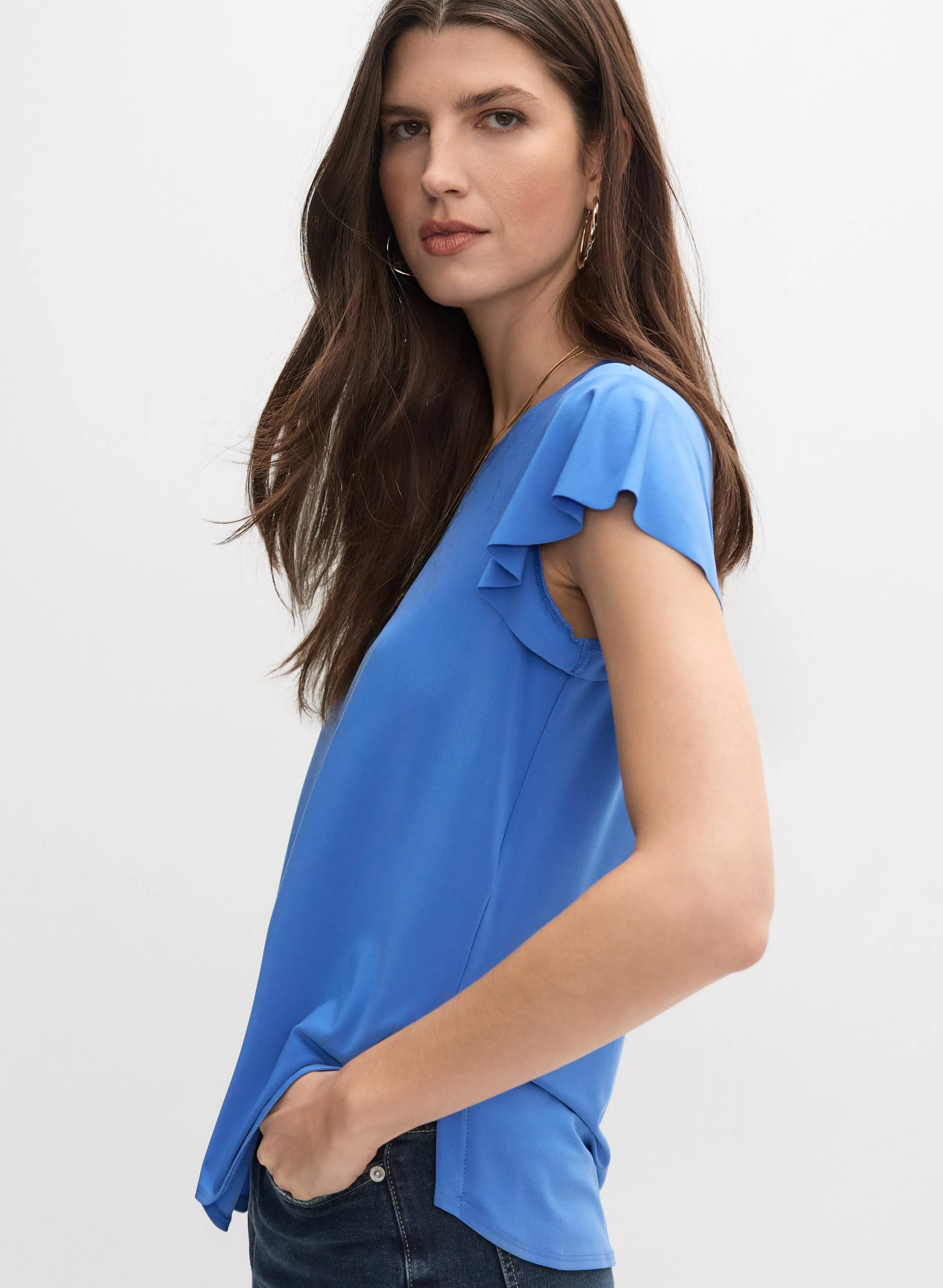 Joseph Ribkoff - Crew Neck Top sold by Melanie Lyne product image thumbnail 2