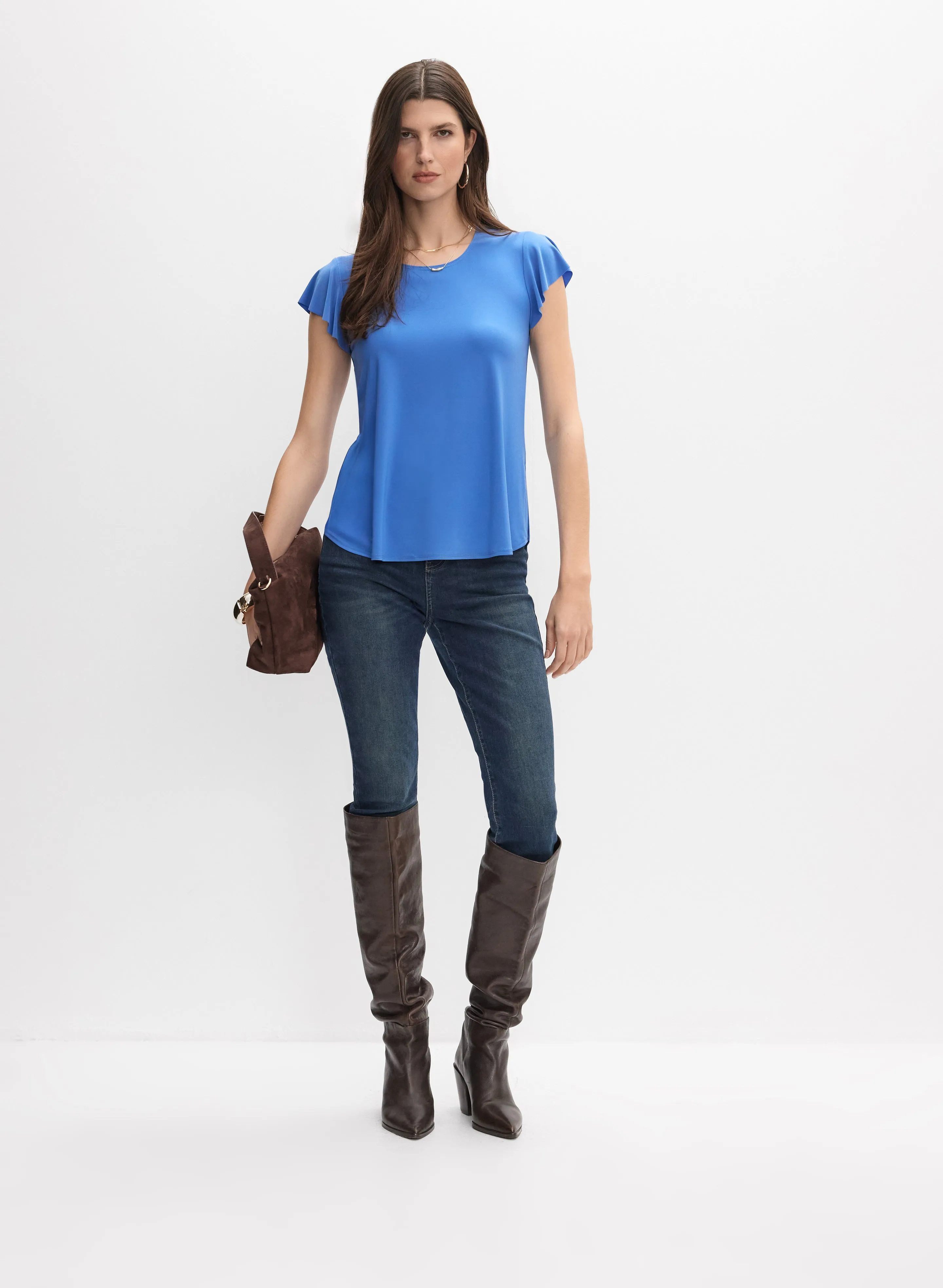 Joseph Ribkoff - Crew Neck Top sold by Melanie Lyne product image thumbnail 4