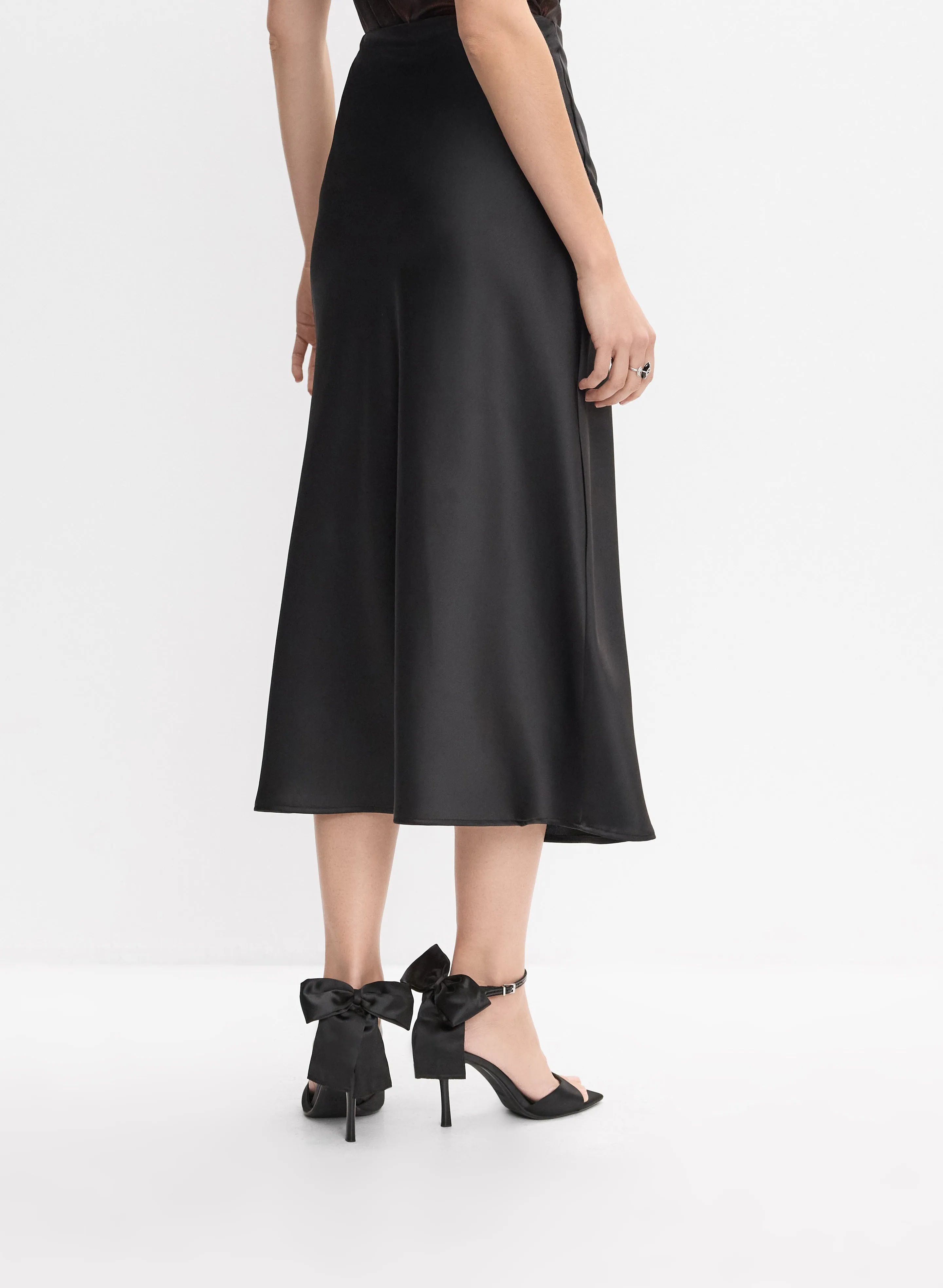 Satin Midi Skirt sold by Melanie Lyne product image thumbnail 2
