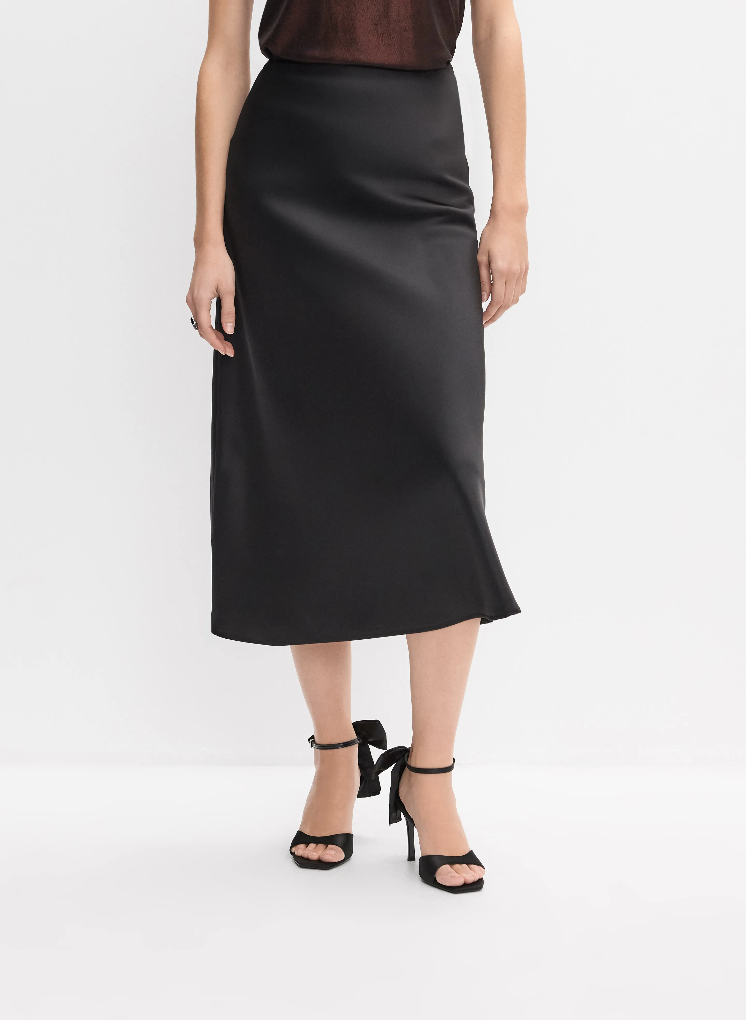 Satin Midi Skirt sold by Melanie Lyne