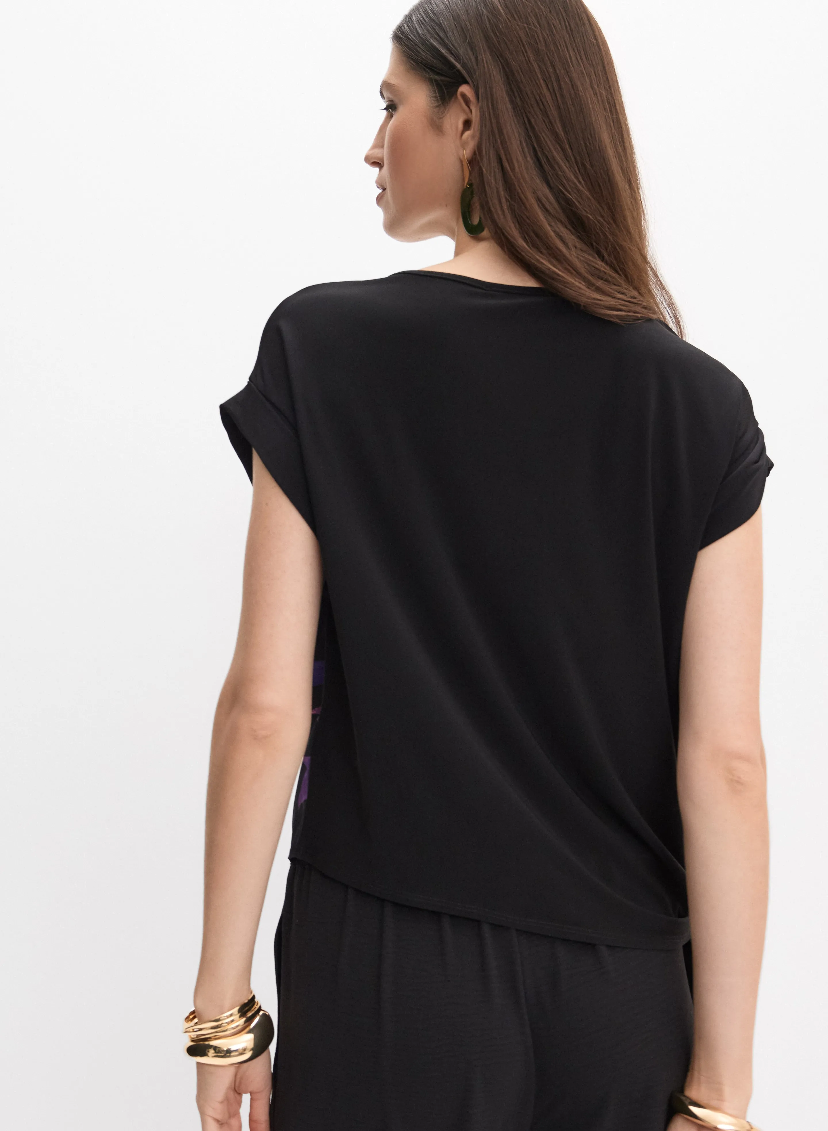 Joseph Ribkoff - Floral Front Top sold by Melanie Lyne product image thumbnail 3