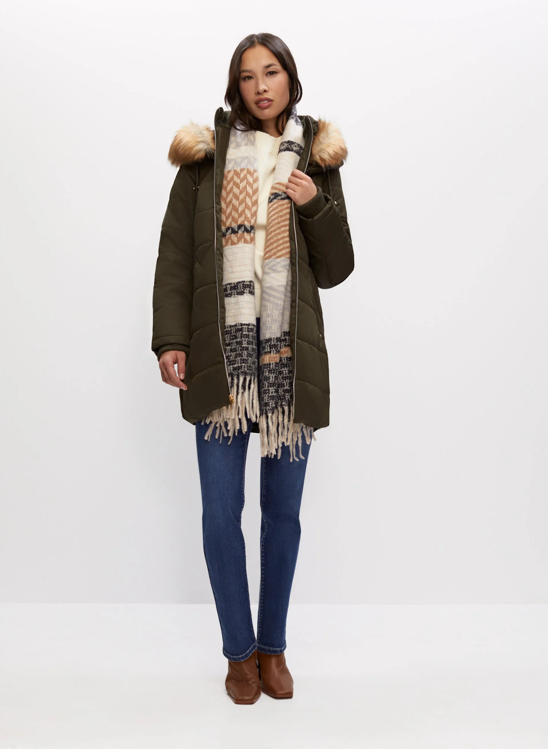 Vegan Down Quilted Coat sold by Melanie Lyne product image thumbnail 3