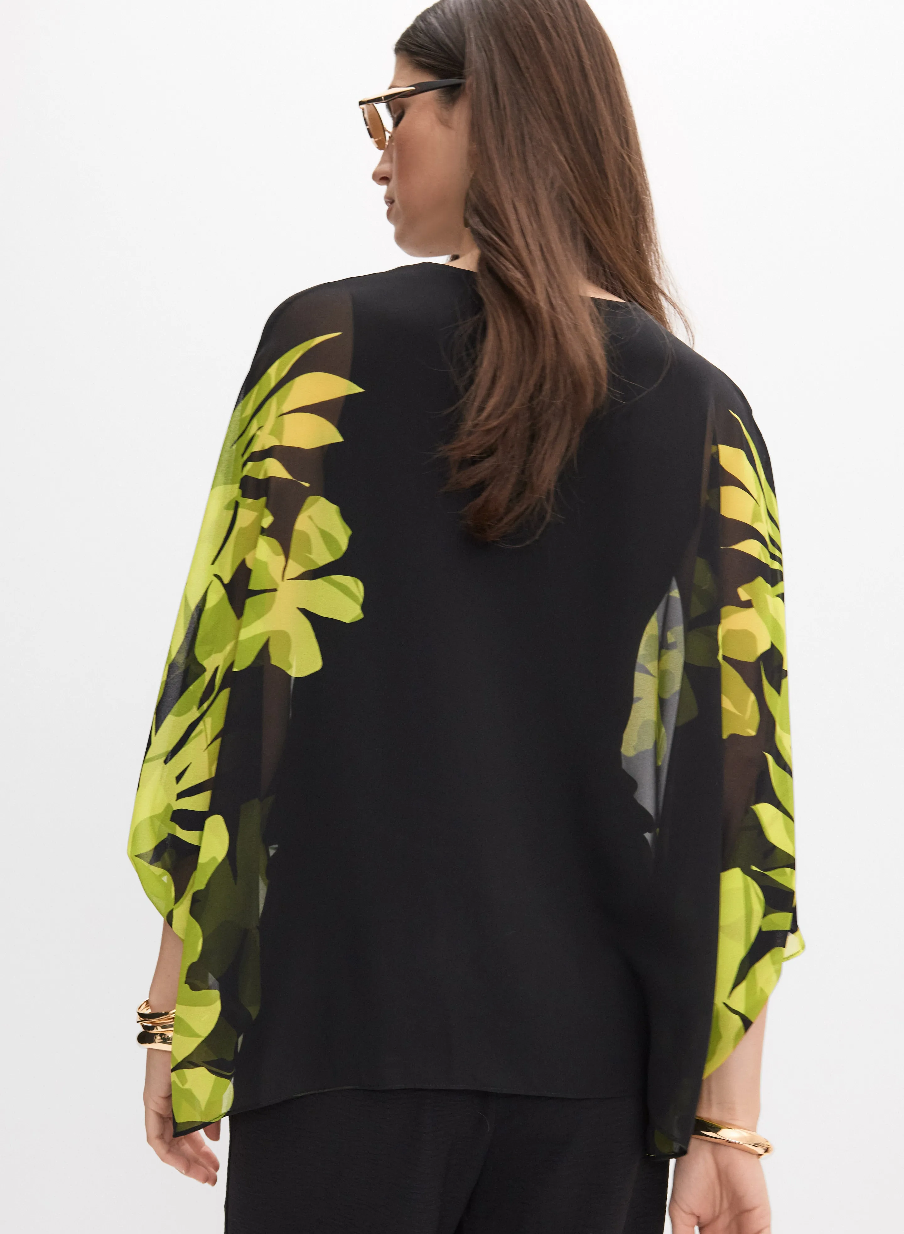 Joseph Ribkoff - Printed Poncho Blouse sold by Melanie Lyne product image thumbnail 4