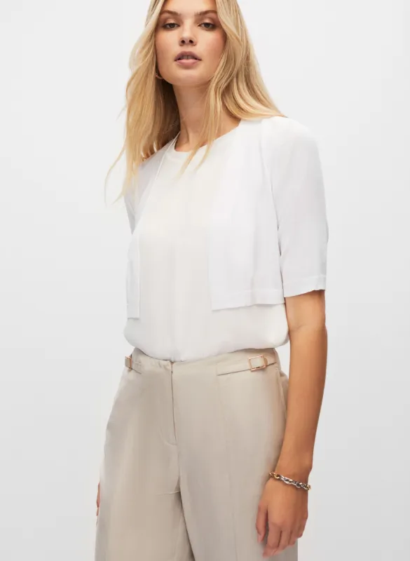 Knit Short Sleeve Bolero sold by Melanie Lyne