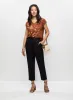 Linen-Blend Capri Pants sold by Melanie Lyne