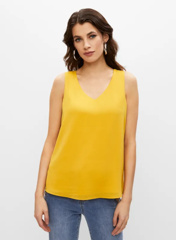Sleeveless V-Neck Blouse sold by Melanie Lyne