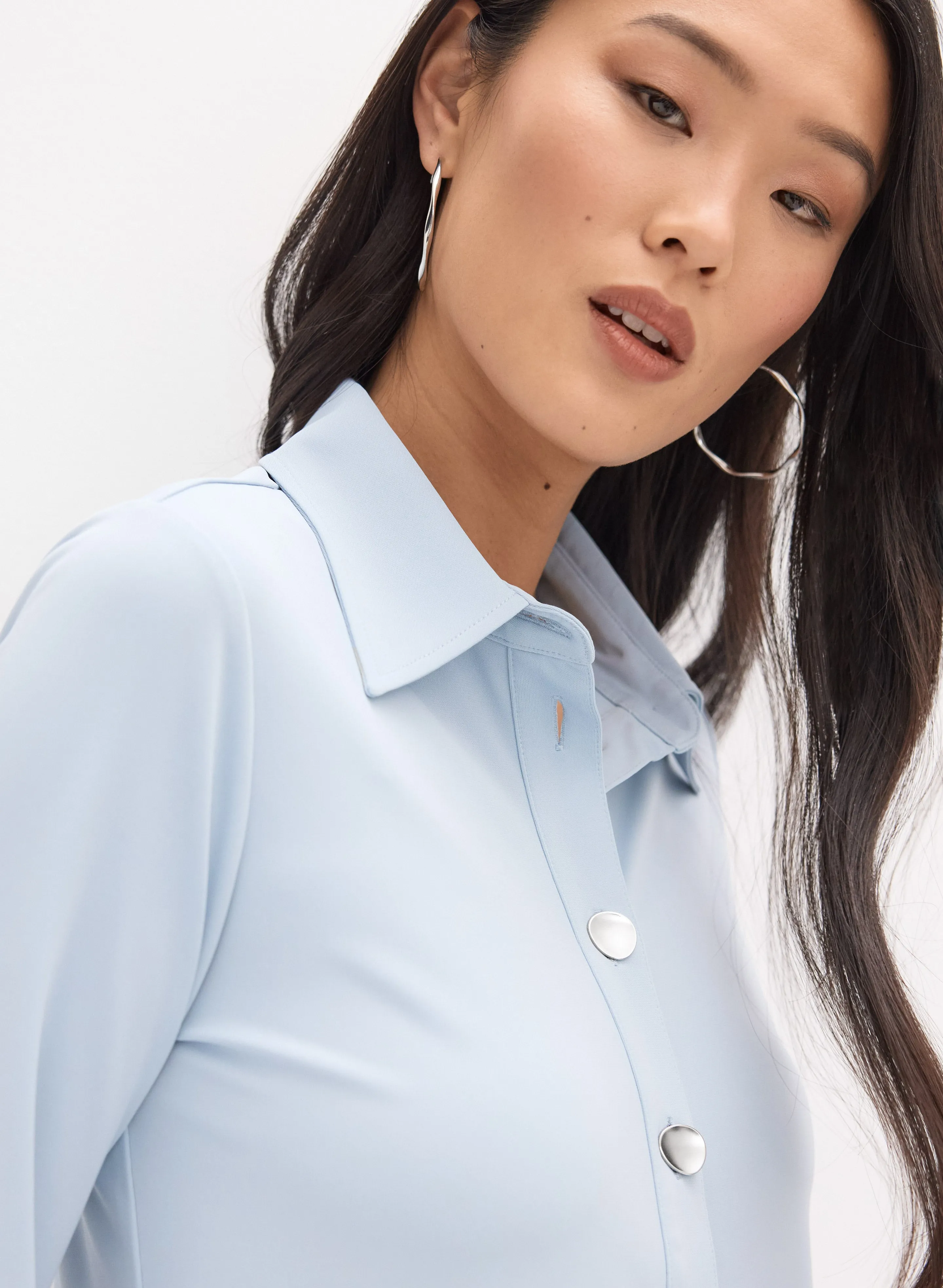 Jersey Button-Down Top sold by Melanie Lyne product image thumbnail 2