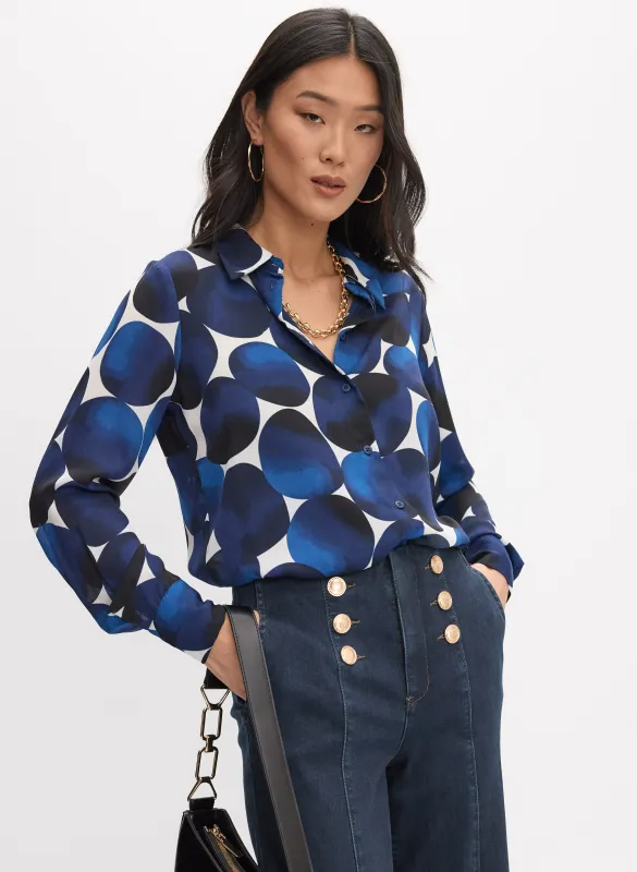 Floral Button-Down Blouse sold by Melanie Lyne