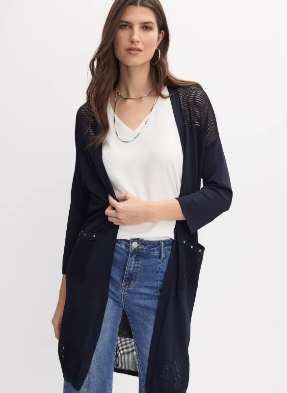 Joseph Ribkoff - Open Long Cardigan sold by Melanie Lyne