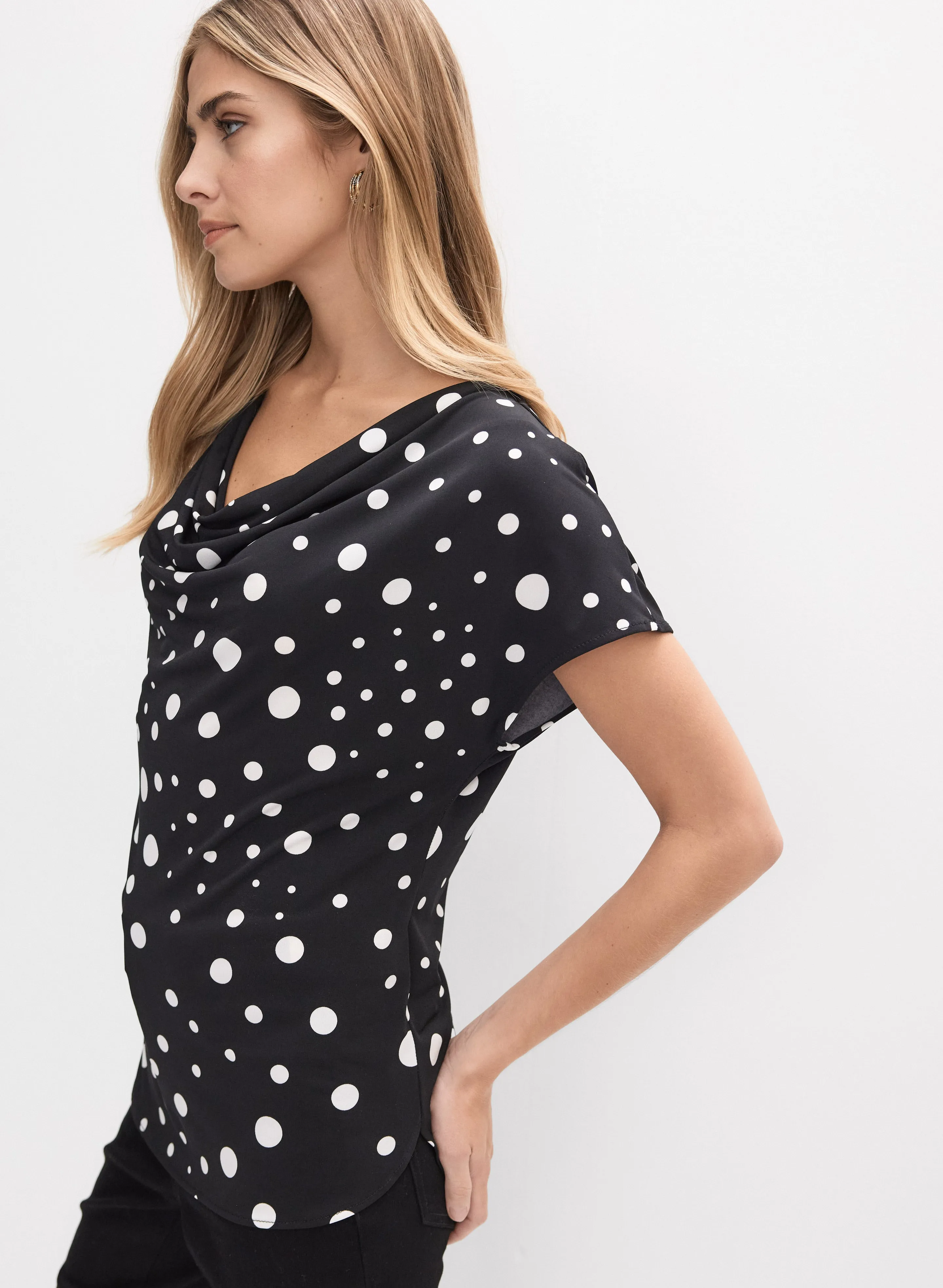 Joseph Ribkoff - Polka Dot Top sold by Melanie Lyne product image thumbnail 5