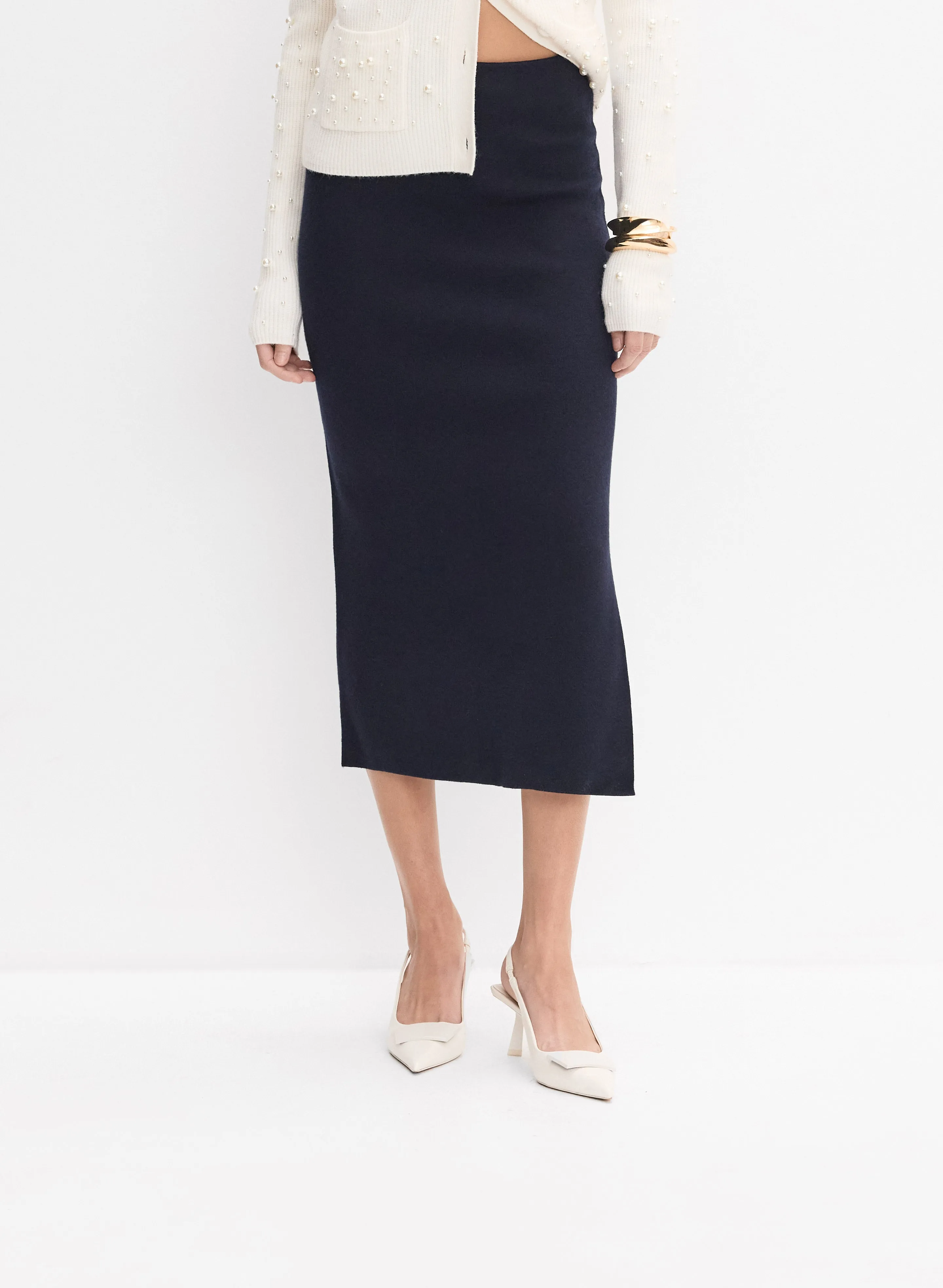 Joseph Ribkoff - Knit Pencil Skirt sold by Melanie Lyne