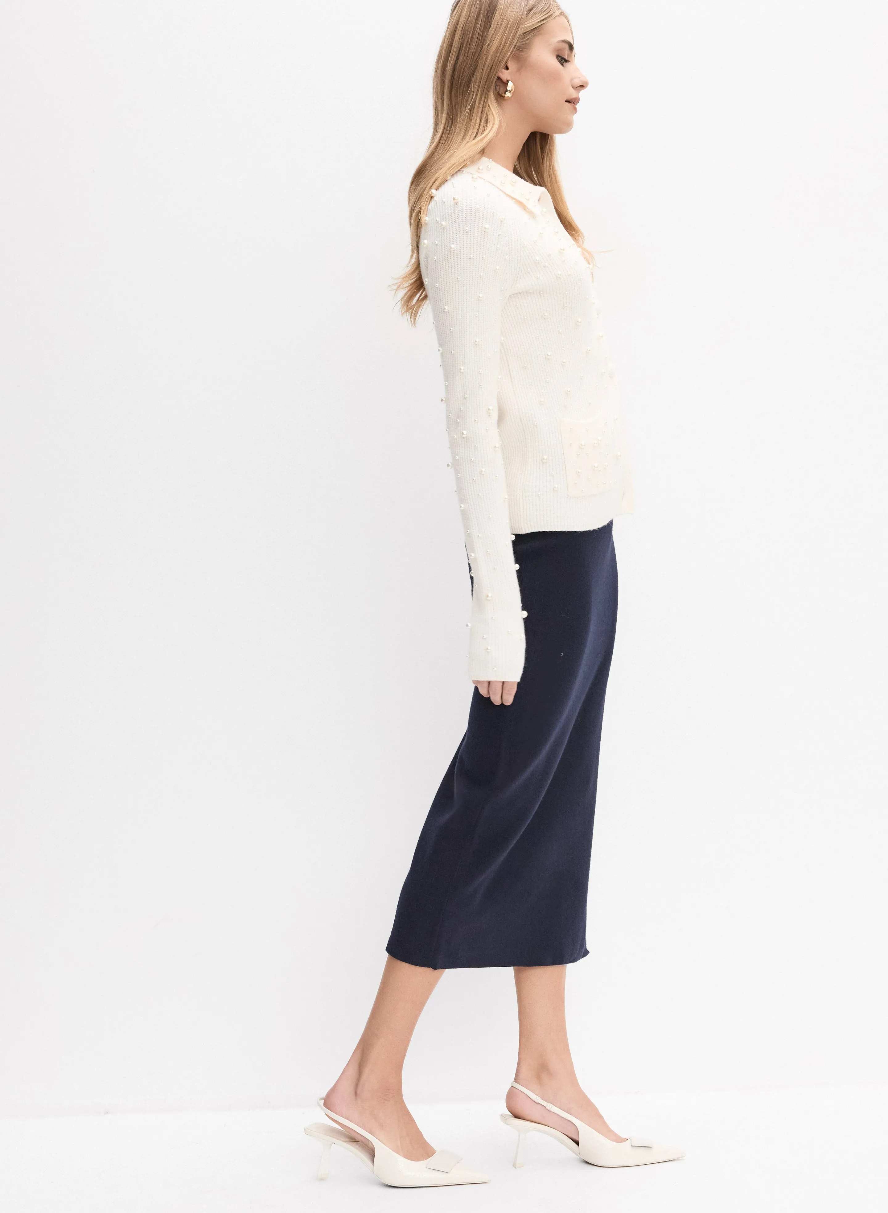 Joseph Ribkoff - Knit Pencil Skirt sold by Melanie Lyne product image thumbnail 5