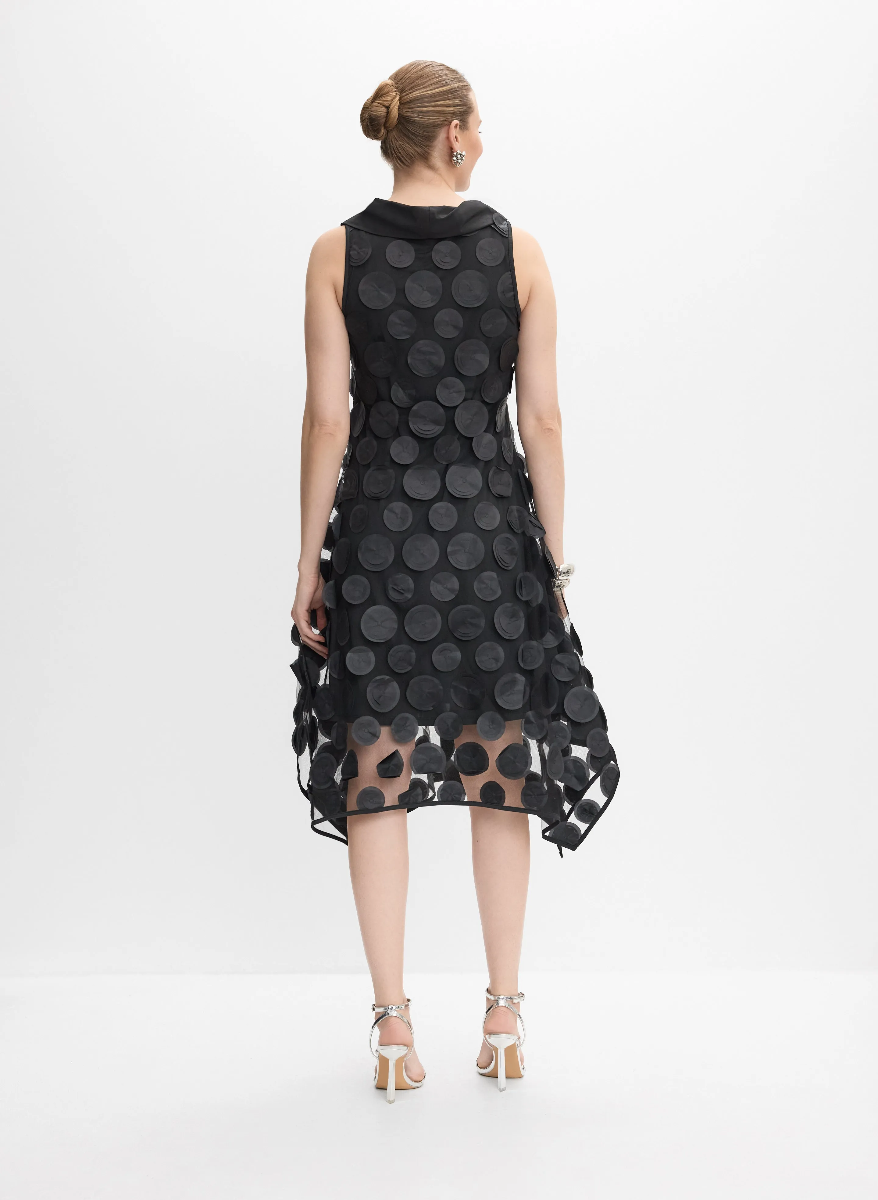 Polka Dot Applique Dress sold by Melanie Lyne product image thumbnail 4