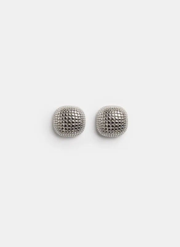 Rounded Square Earrings made by Melanie Lyne