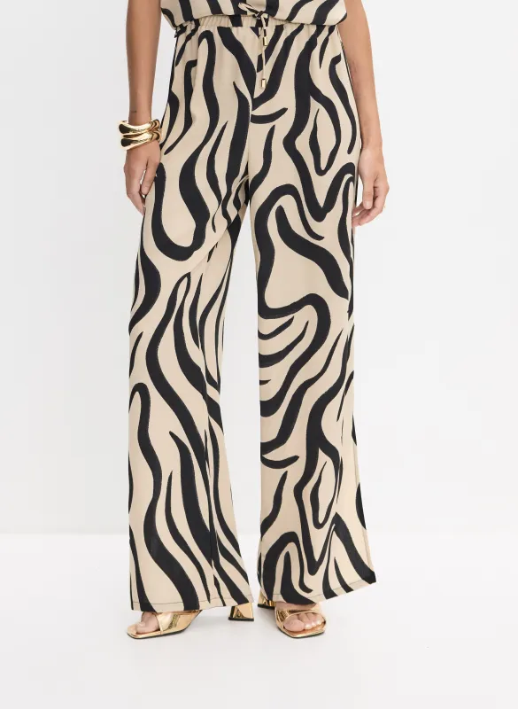 Joseph Ribkoff - Abstract Print Pants sold by Melanie Lyne