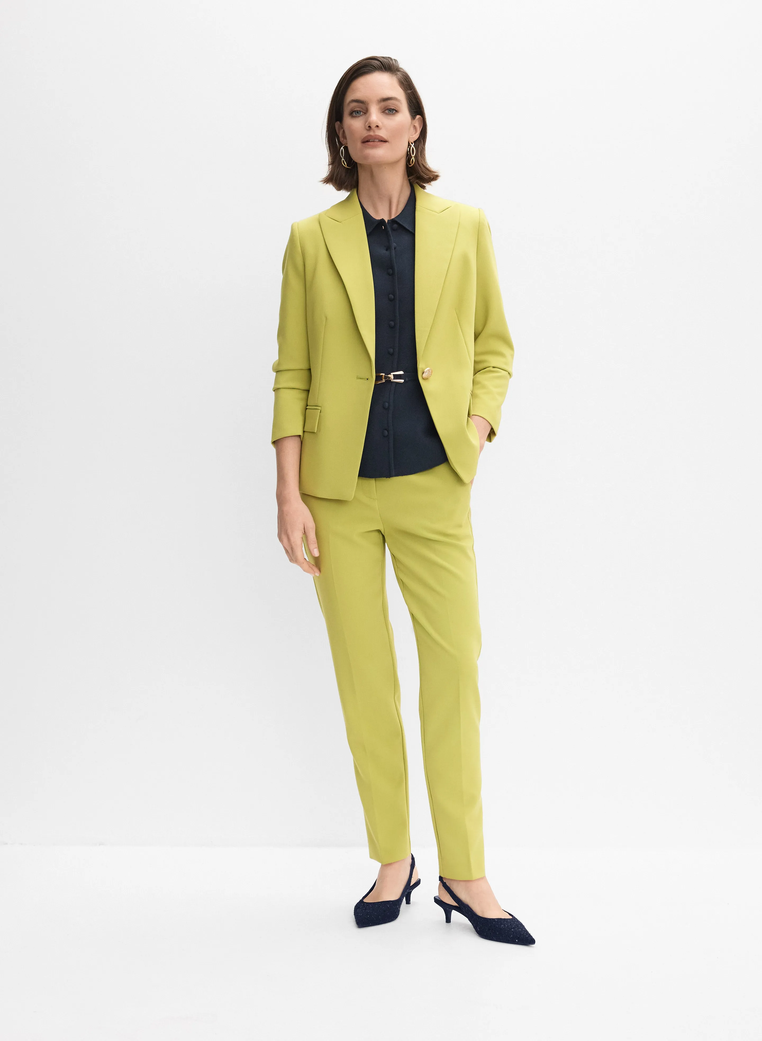 Peaked Lapel Blazer sold by Melanie Lyne product image thumbnail 3