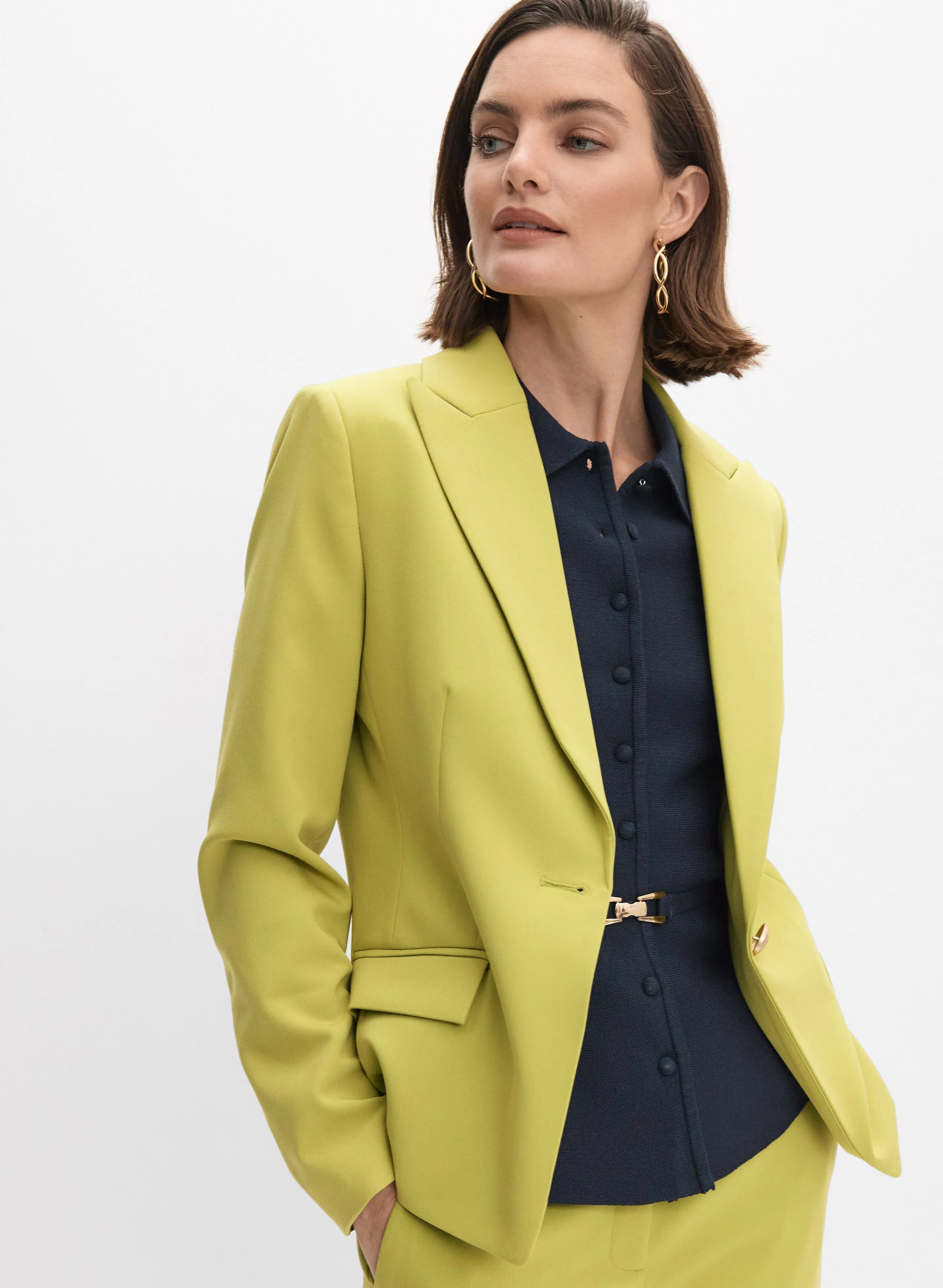 Peaked Lapel Blazer sold by Melanie Lyne