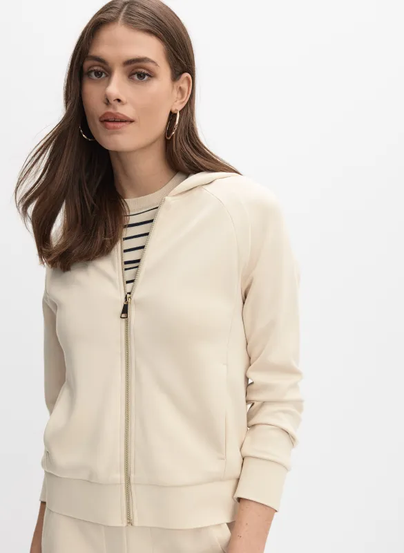 Hooded Lace-Up Detail Jacket sold by Melanie Lyne