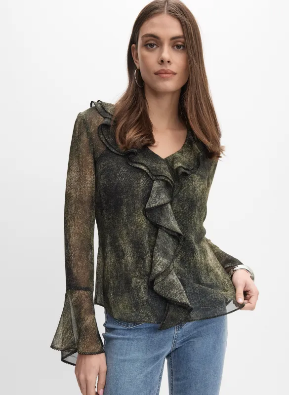 Ruffle Front Blouse sold by Melanie Lyne