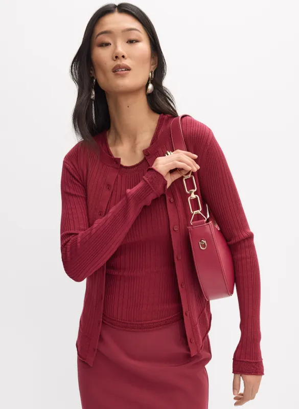Crew Neck Cardigan made by Melanie Lyne