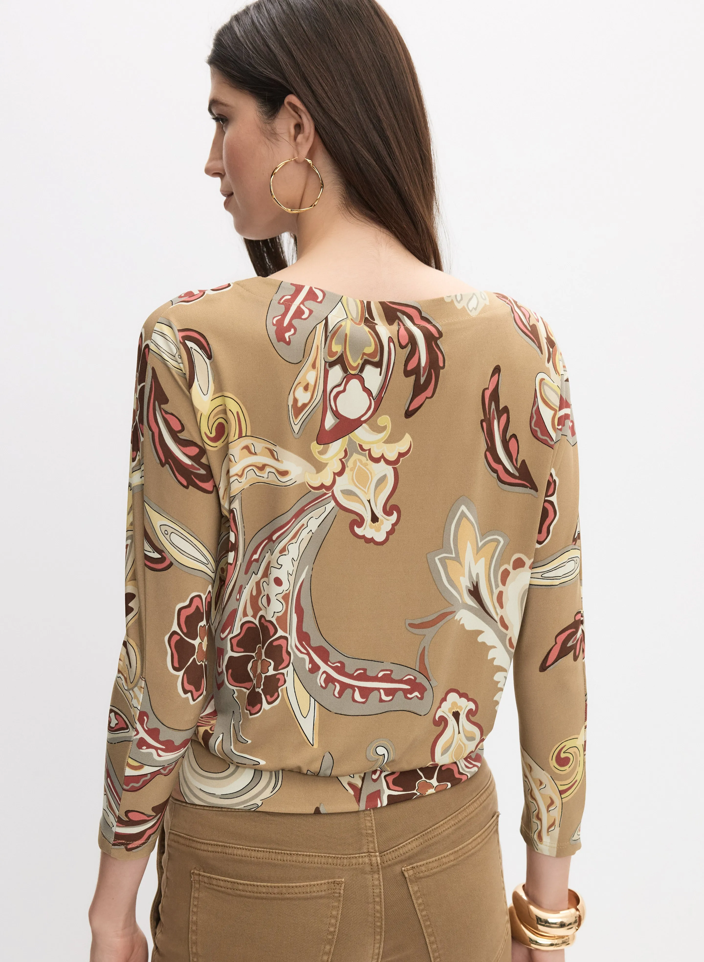 Paisley Blouson Top sold by Melanie Lyne product image thumbnail 4