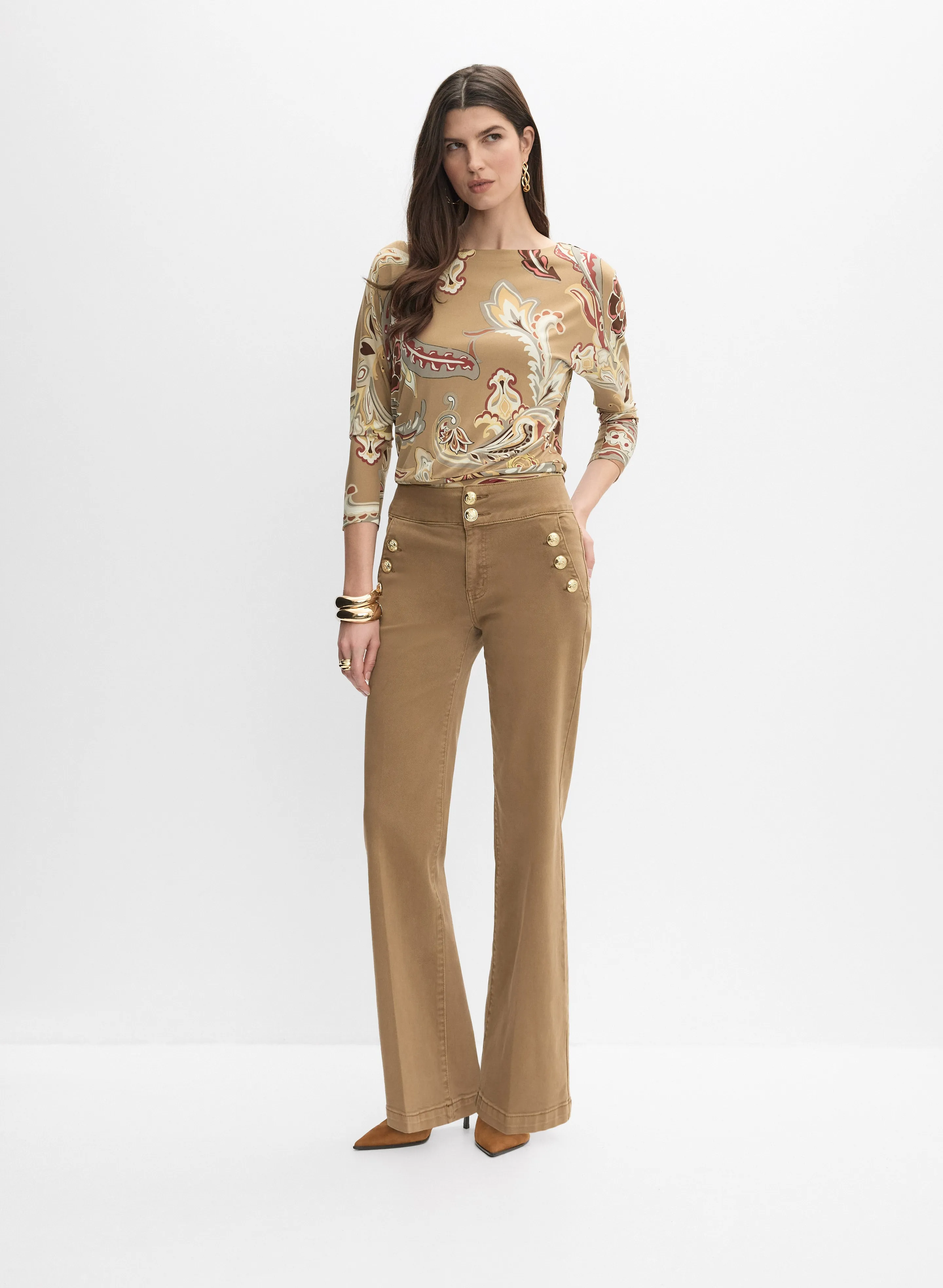 Paisley Blouson Top sold by Melanie Lyne product image thumbnail 5