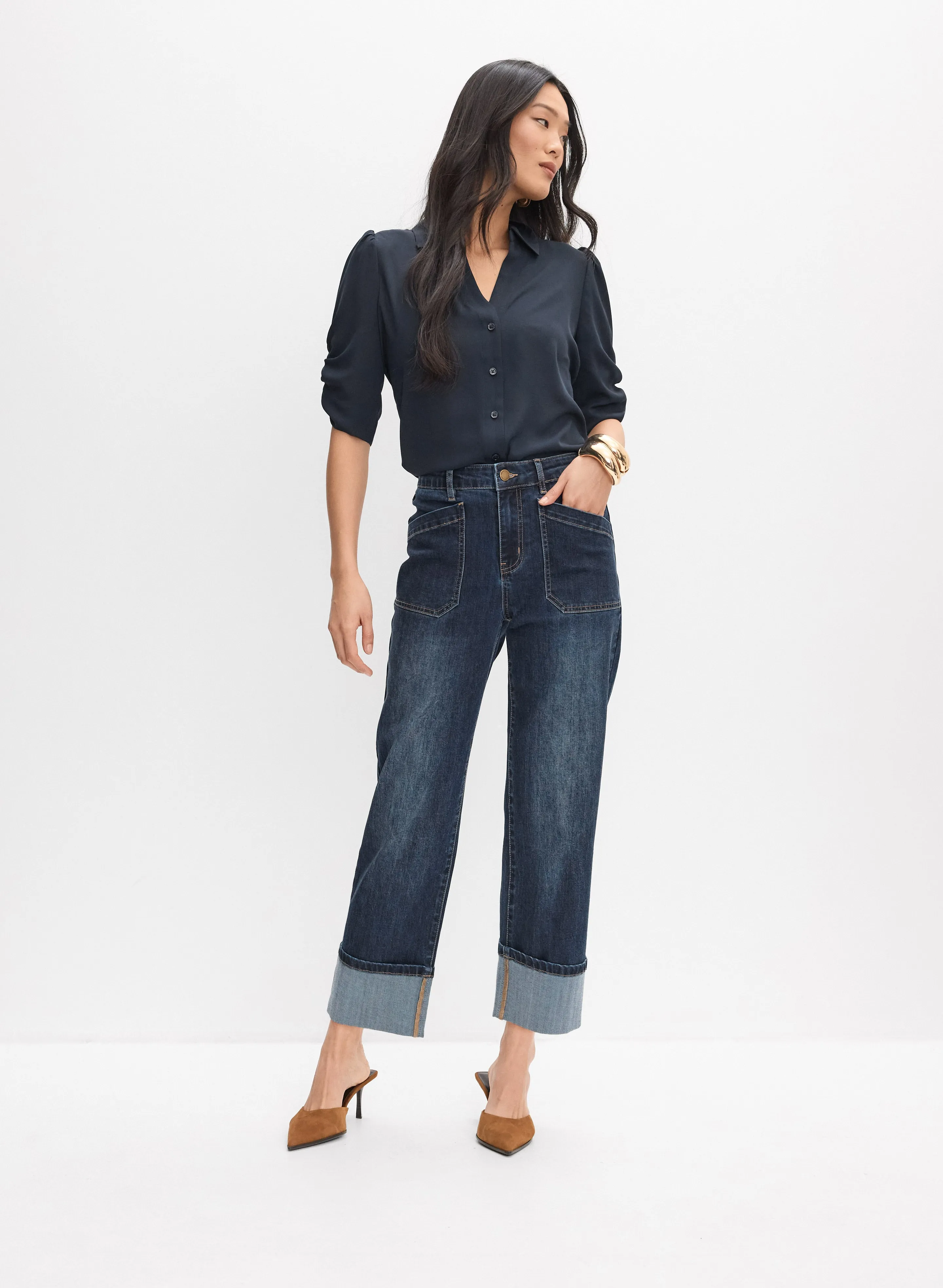 Utility Pocket Culotte Jeans sold by Melanie Lyne product image thumbnail 5