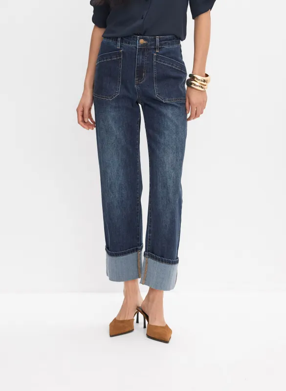 Utility Pocket Culotte Jeans sold by Melanie Lyne