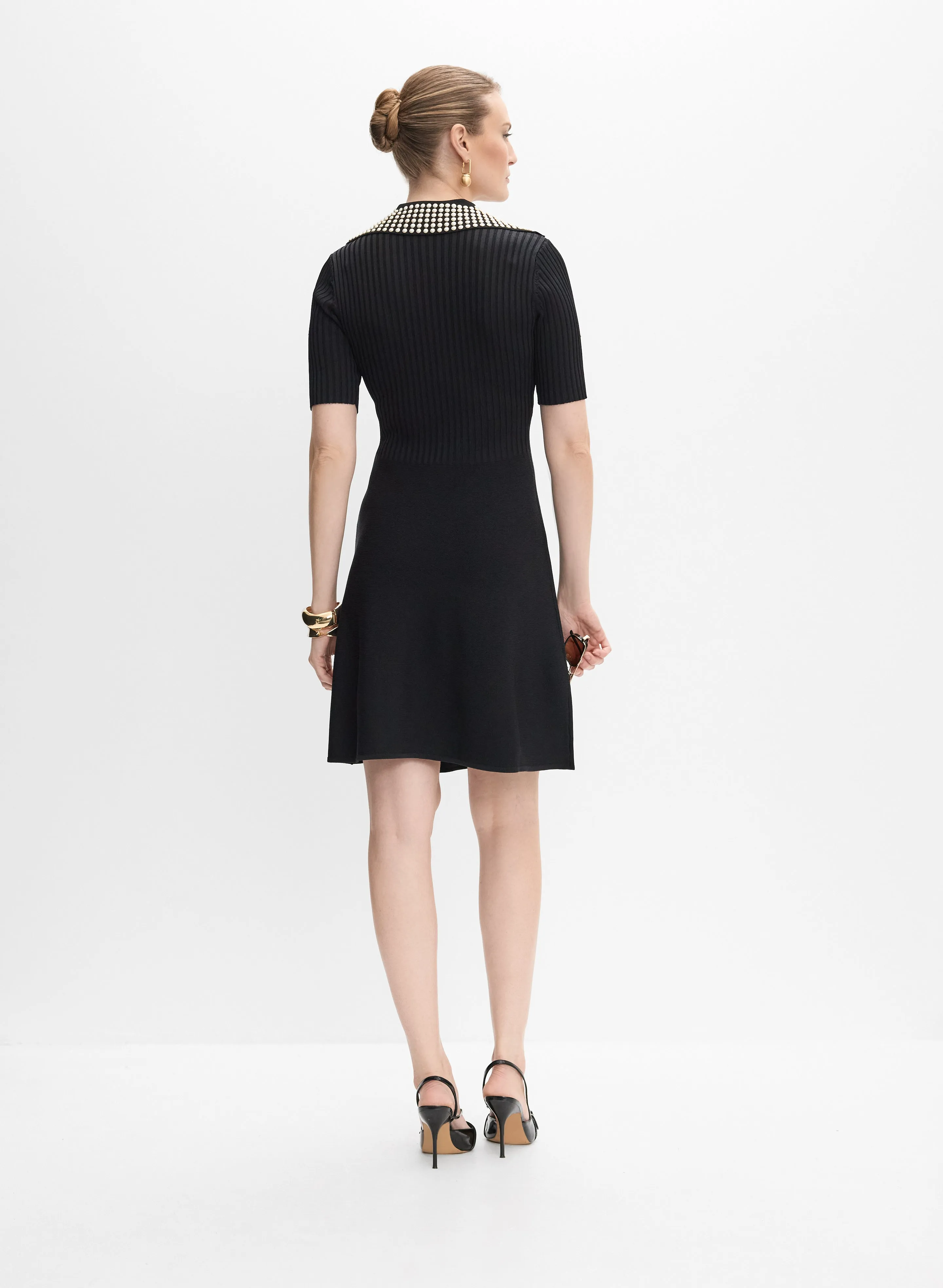 Pearl Collar Dress sold by Melanie Lyne product image thumbnail 4