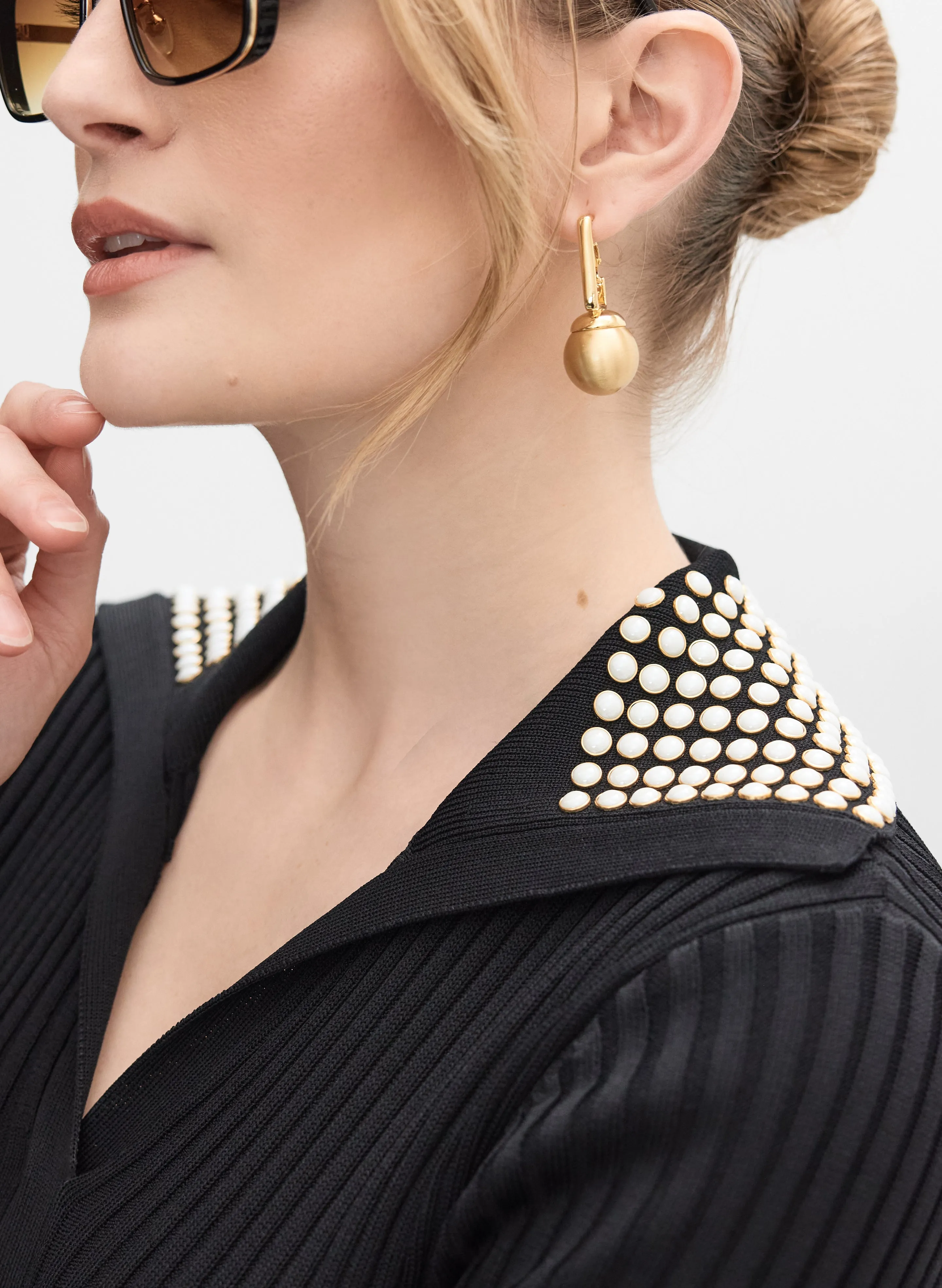 Pearl Collar Dress sold by Melanie Lyne product image thumbnail 2