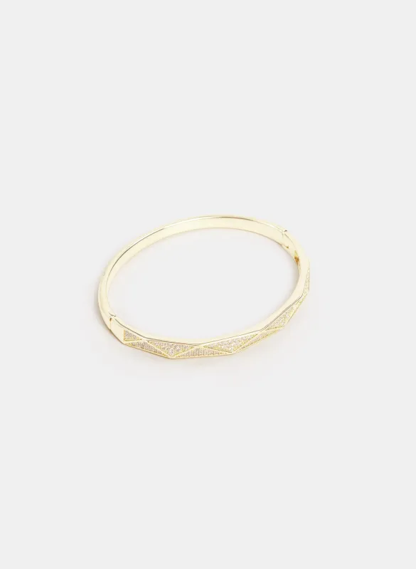 Brass Bangle Bracelet sold by Melanie Lyne