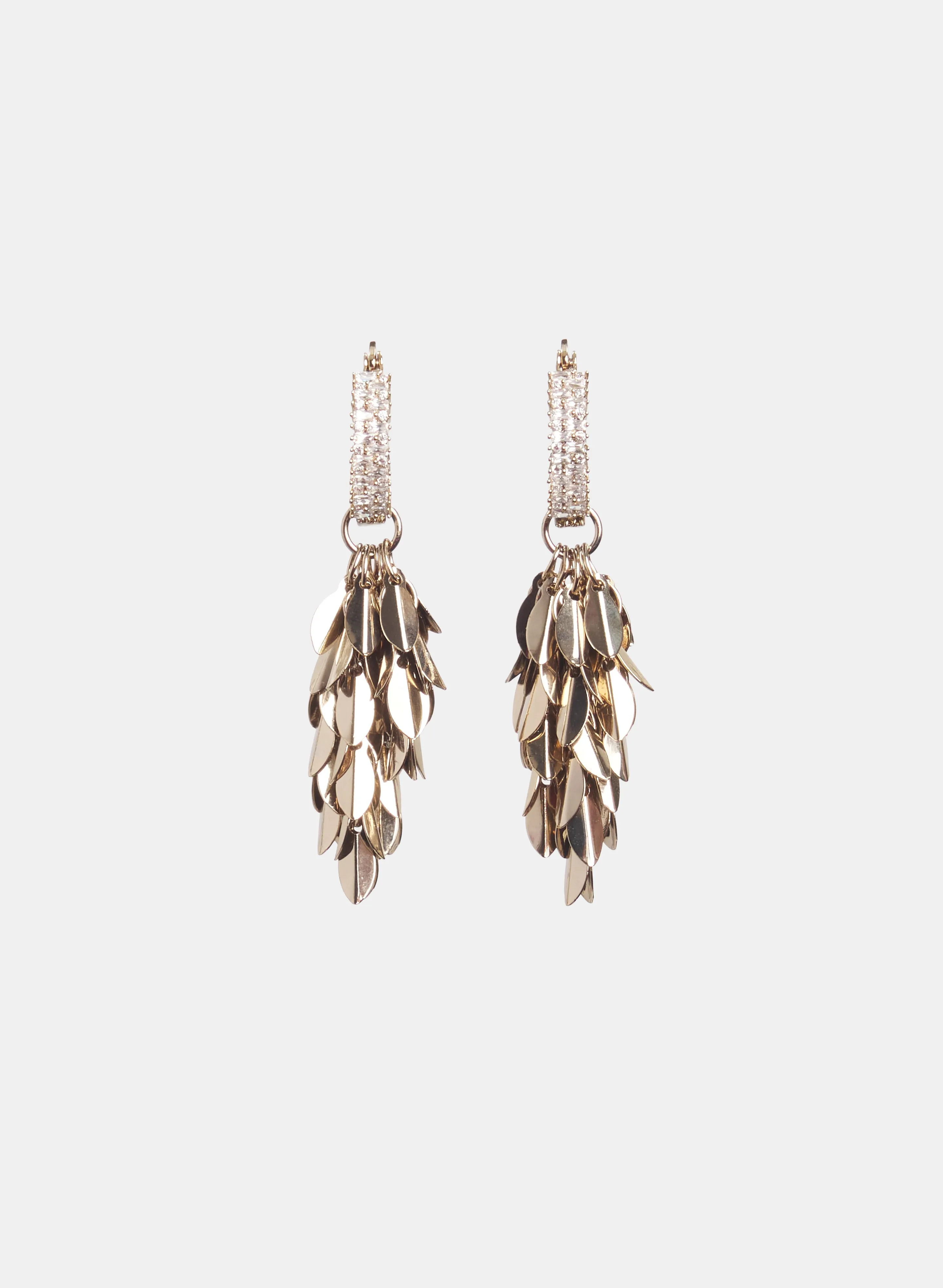 Metal Leaves Earrings sold by Melanie Lyne