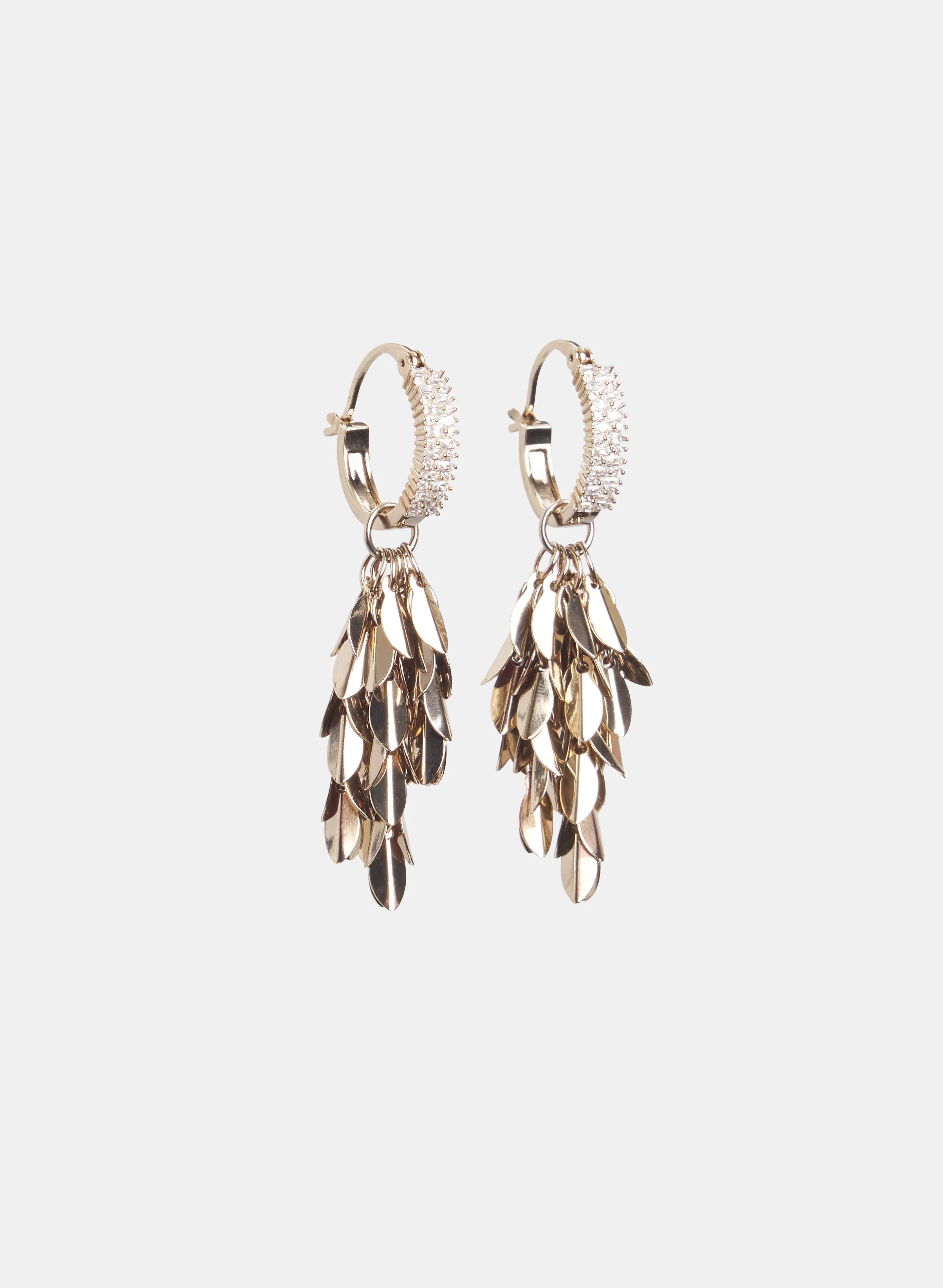 Metal Leaves Earrings sold by Melanie Lyne product image thumbnail 2