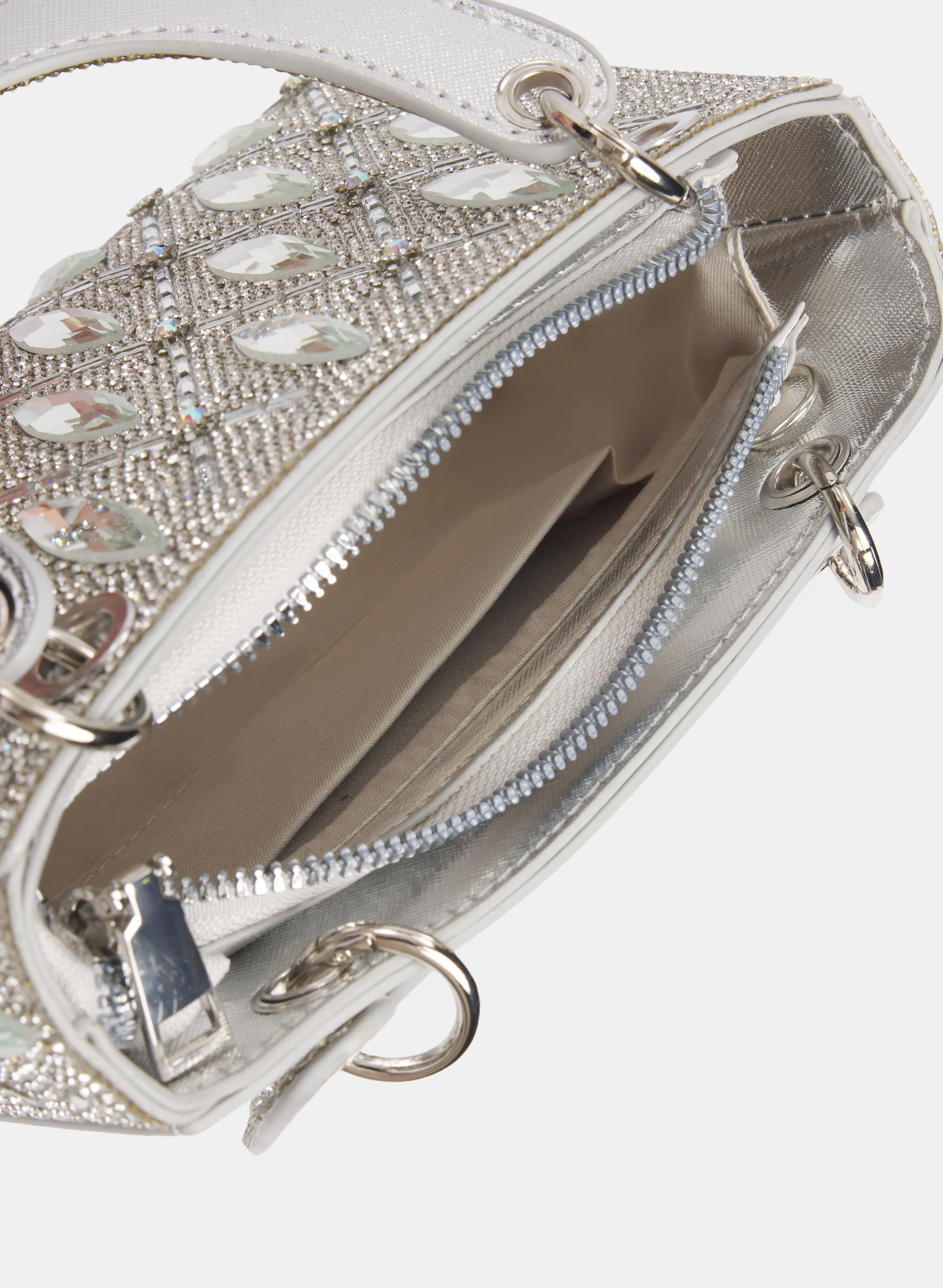 Crystal Embellished Handbag sold by Melanie Lyne product image thumbnail 3
