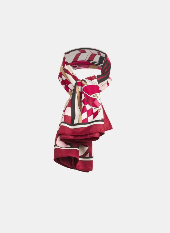 Ribbon Print Scarf made by Melanie Lyne
