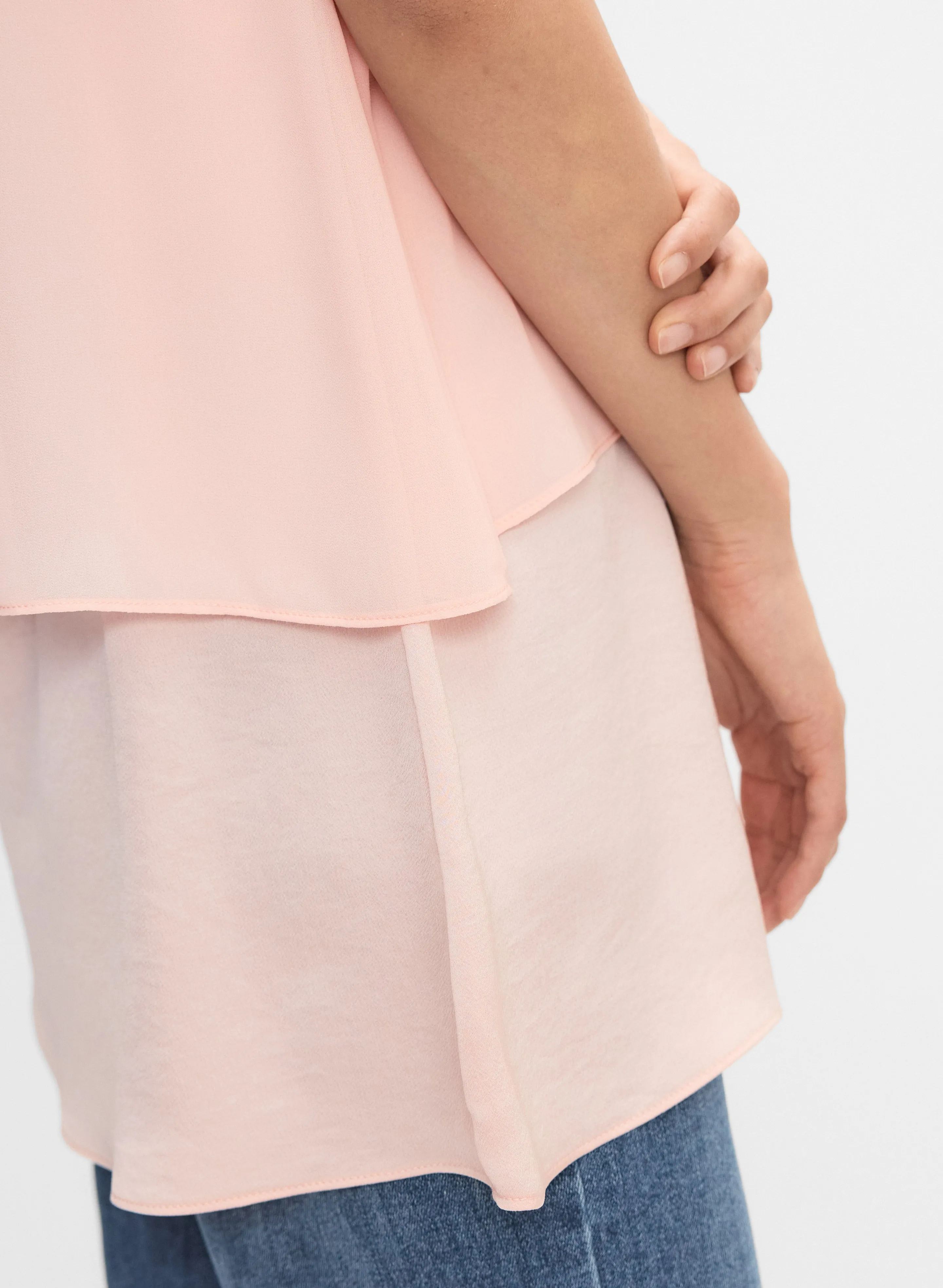 Joseph Ribkoff - Layered Asymmetrical Blouse sold by Melanie Lyne product image thumbnail 2