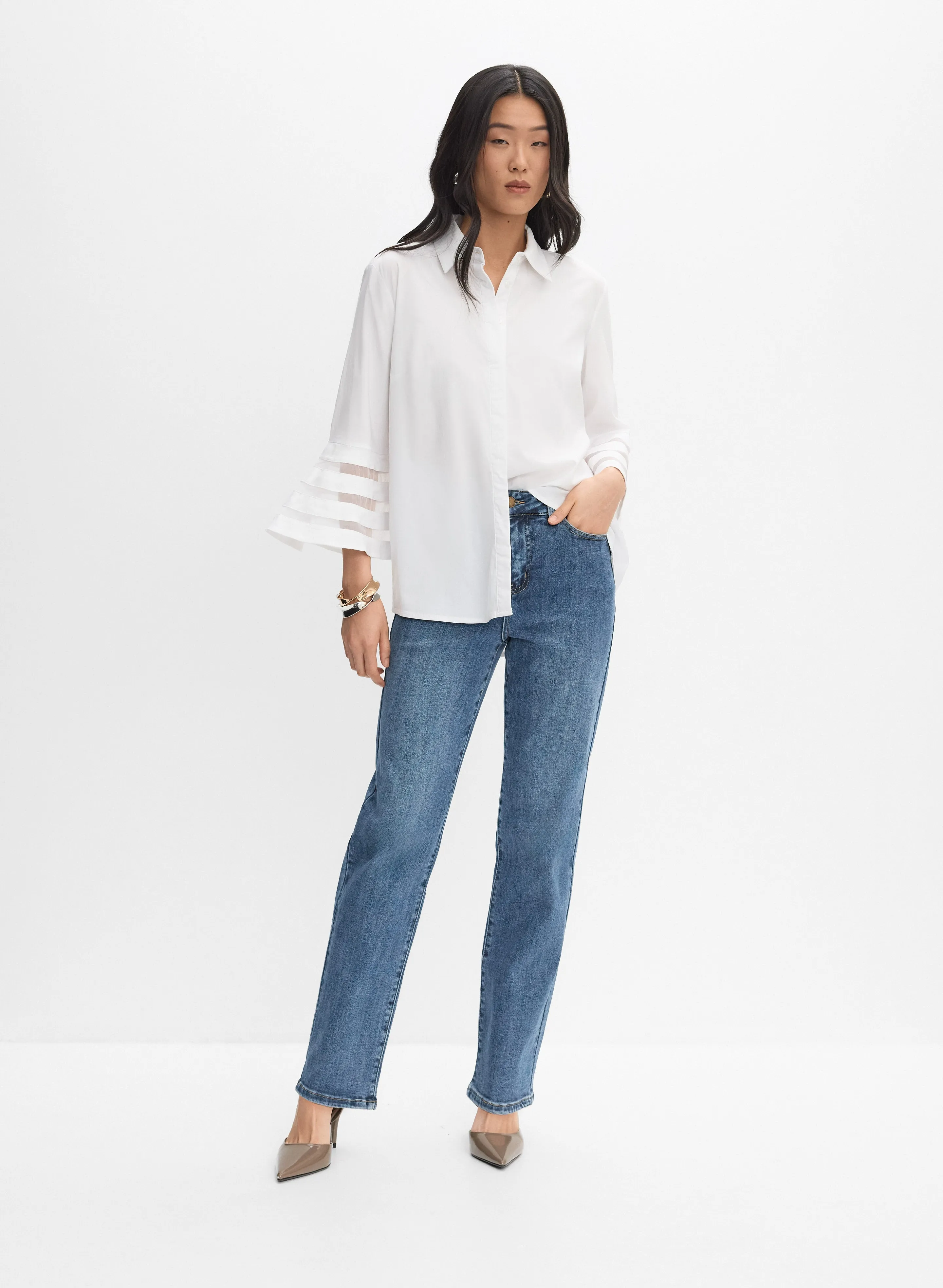 Joseph Ribkoff - Bell Sleeve Blouse sold by Melanie Lyne product image thumbnail 3