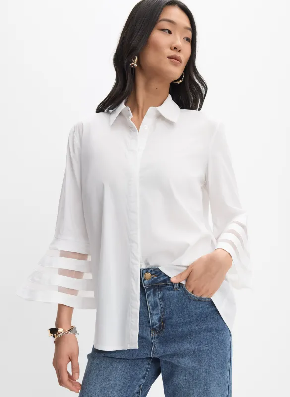 Joseph Ribkoff - Bell Sleeve Blouse made by Melanie Lyne