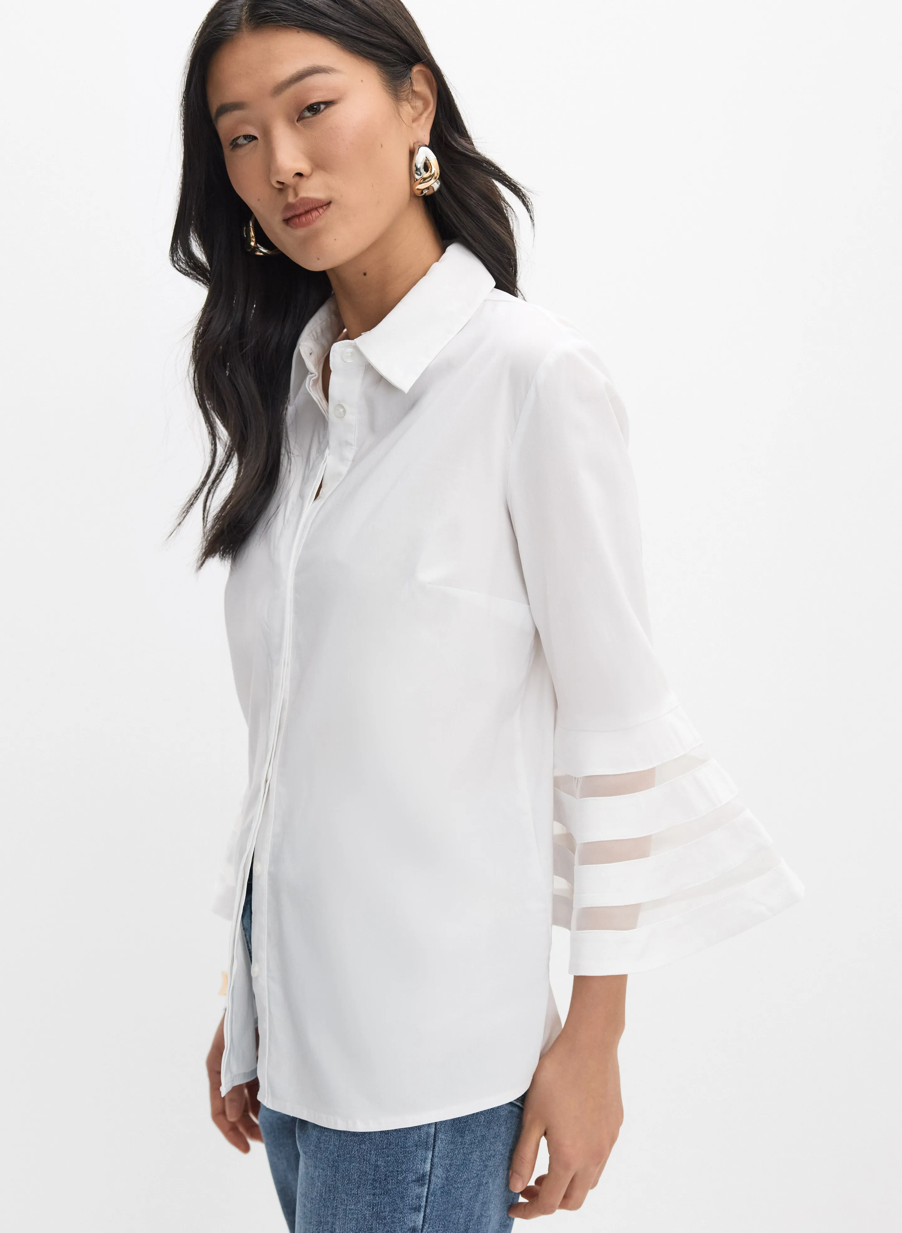 Joseph Ribkoff - Bell Sleeve Blouse sold by Melanie Lyne product image thumbnail 5