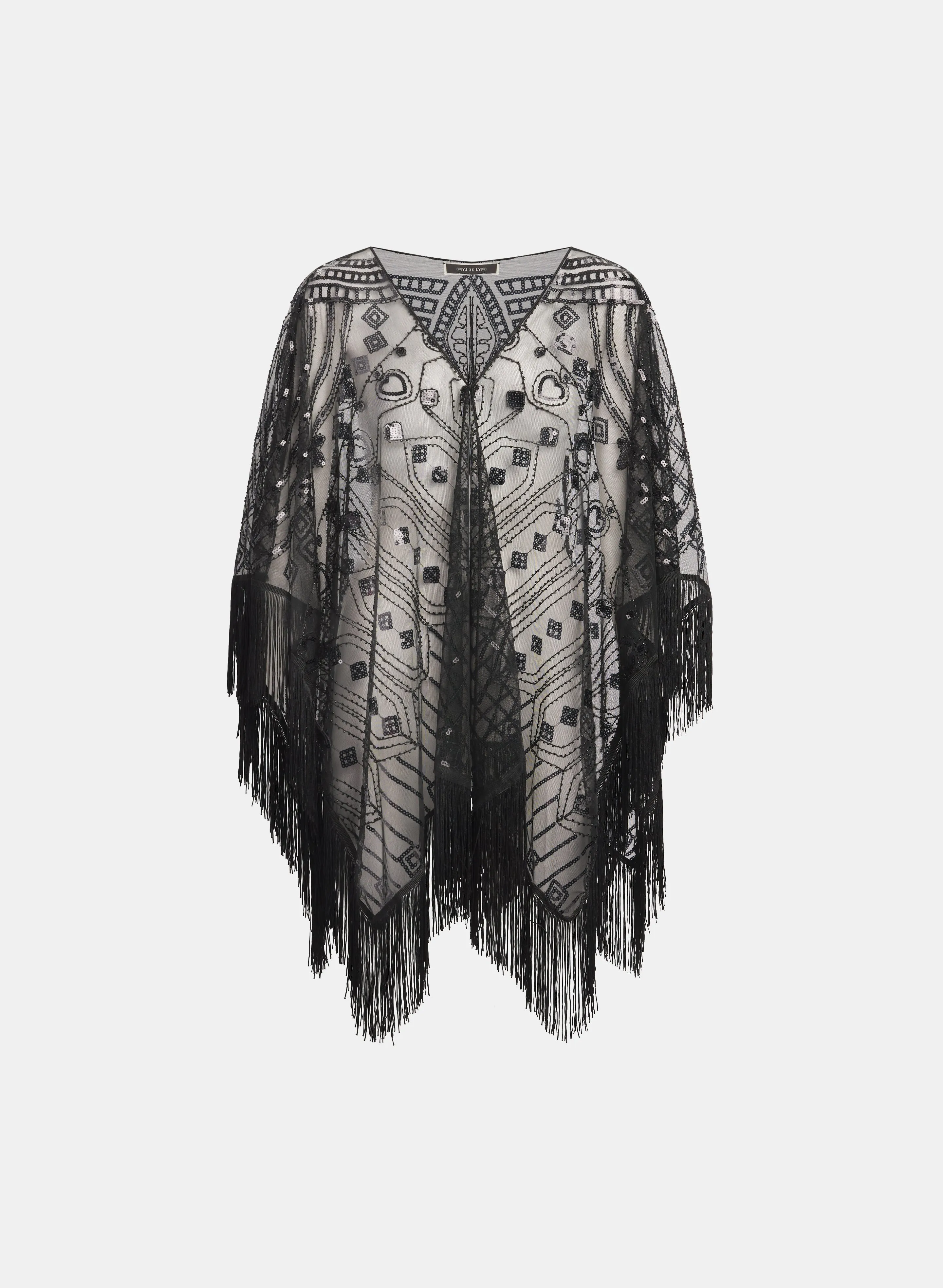 Fringed Sequin Embellished Shawl sold by Melanie Lyne