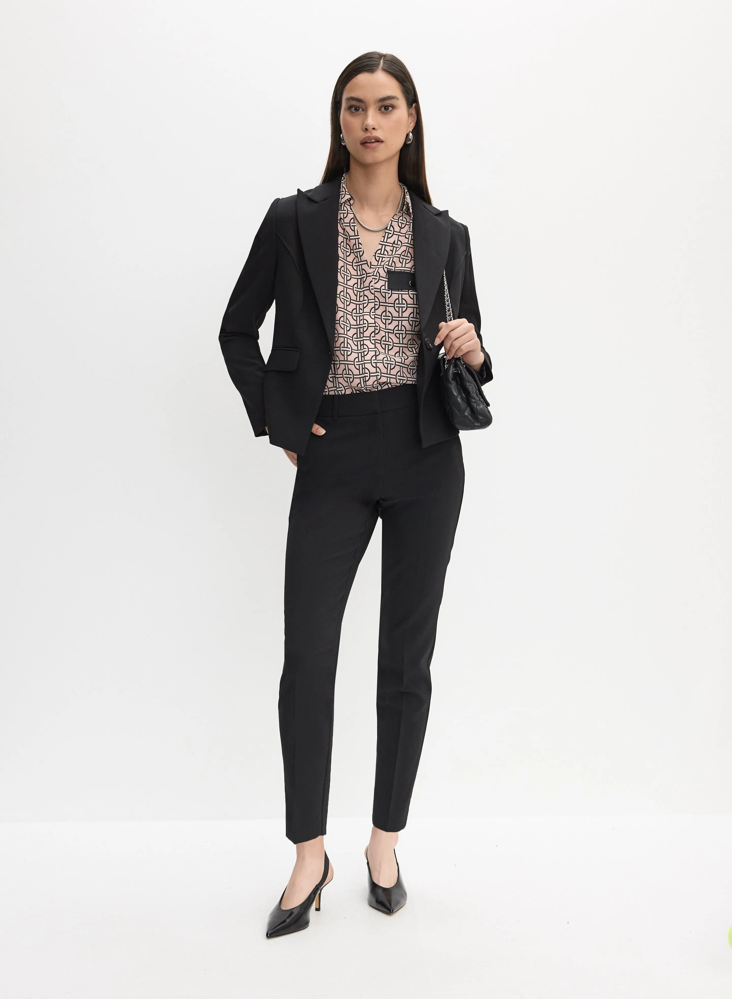 Geometric Print Long Sleeve Blouse sold by Melanie Lyne product image thumbnail 3