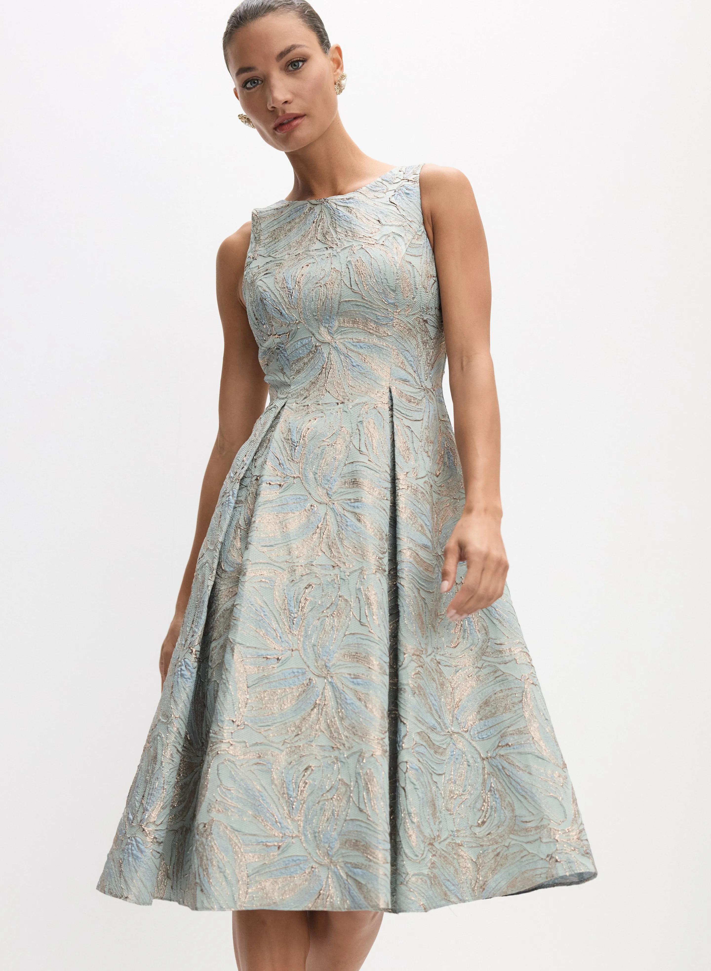 Alex Evenings - Floral Jacquard Dress sold by Melanie Lyne product image thumbnail 4