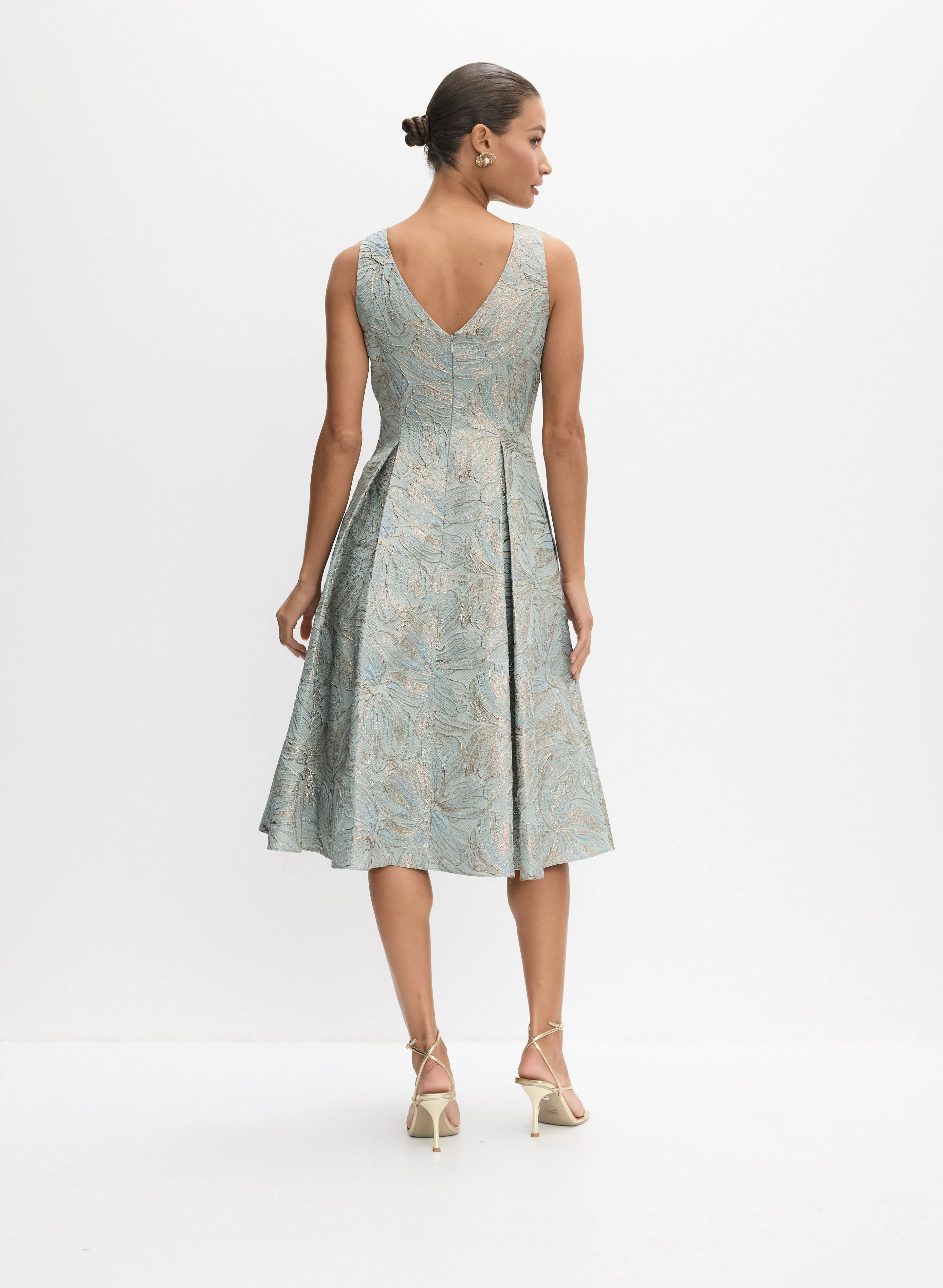 Alex Evenings - Floral Jacquard Dress sold by Melanie Lyne product image thumbnail 3